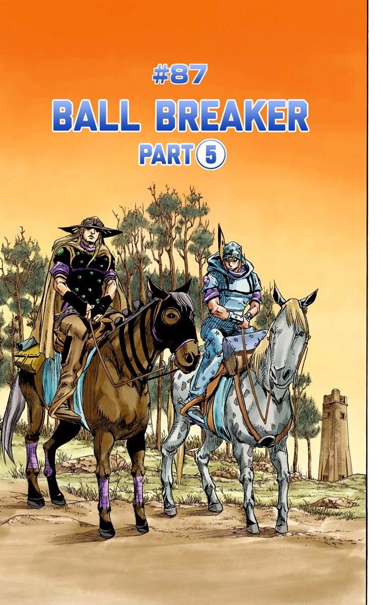 JoJo's Bizarre Adventure Part 7 - Steel Ball Run (Official Colored) chapter 87 page 2