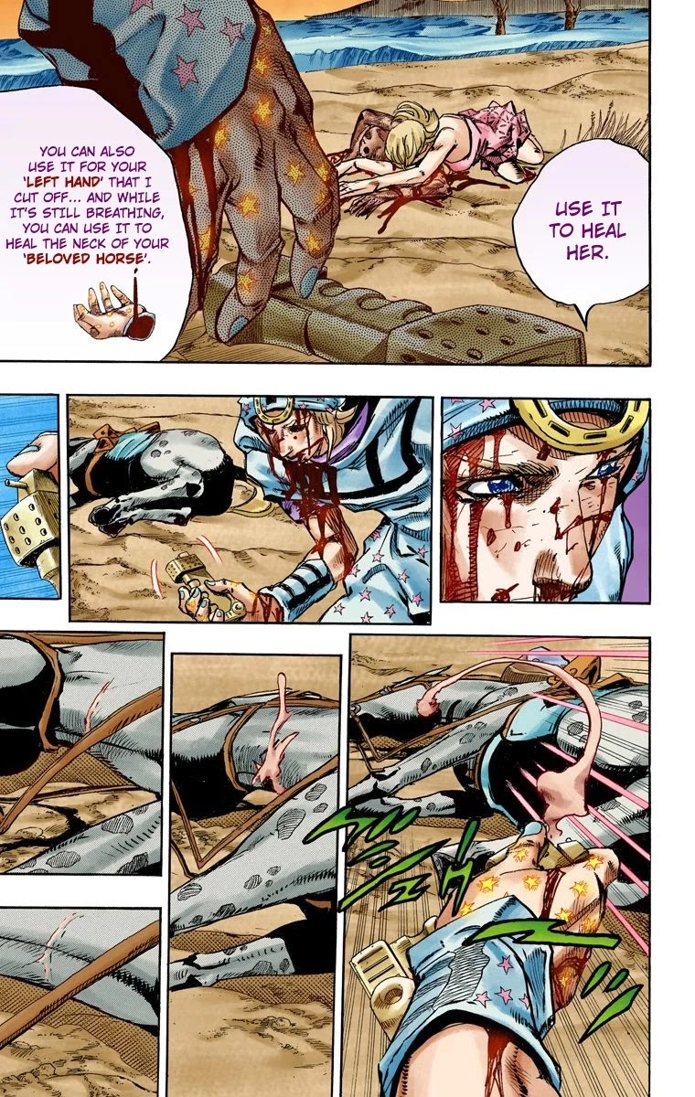 JoJo's Bizarre Adventure Part 7 - Steel Ball Run (Official Colored) chapter 88 page 23