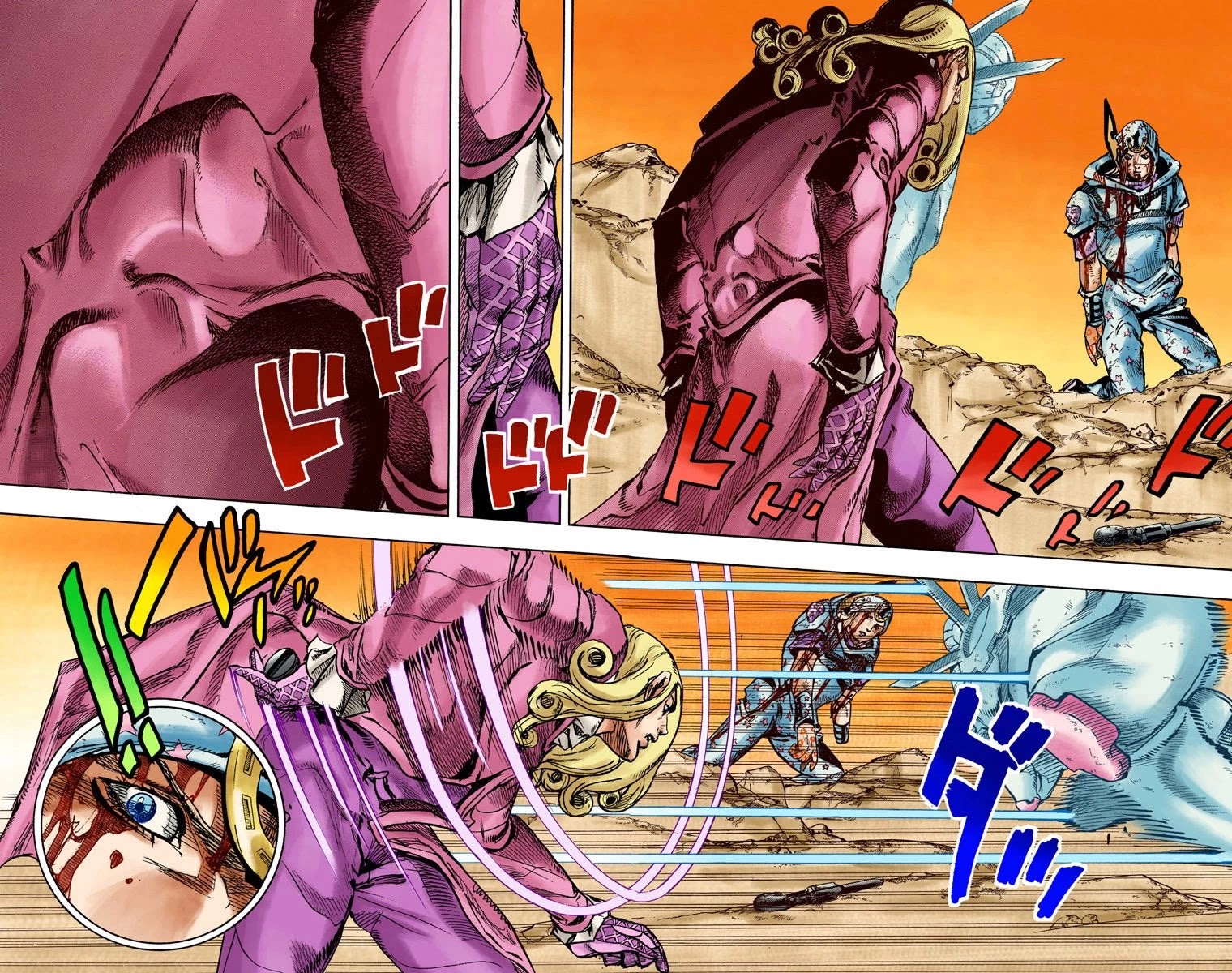 JoJo's Bizarre Adventure Part 7 - Steel Ball Run (Official Colored) chapter 89 page 17