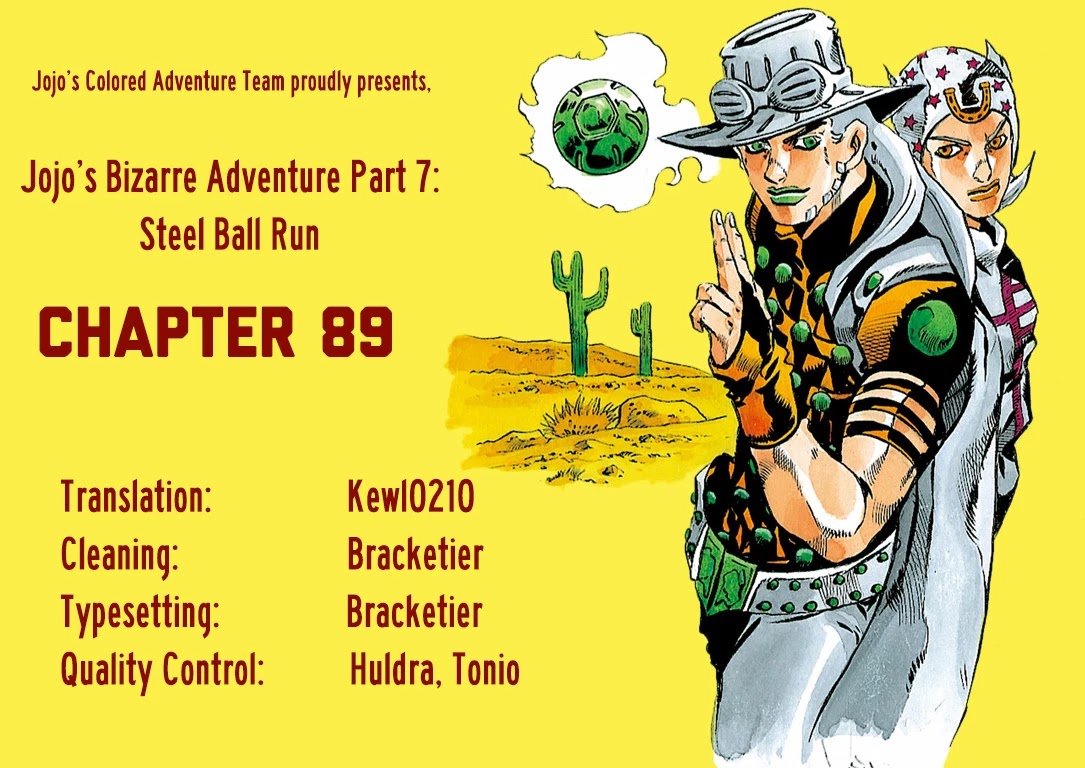 JoJo's Bizarre Adventure Part 7 - Steel Ball Run (Official Colored) chapter 89 page 34