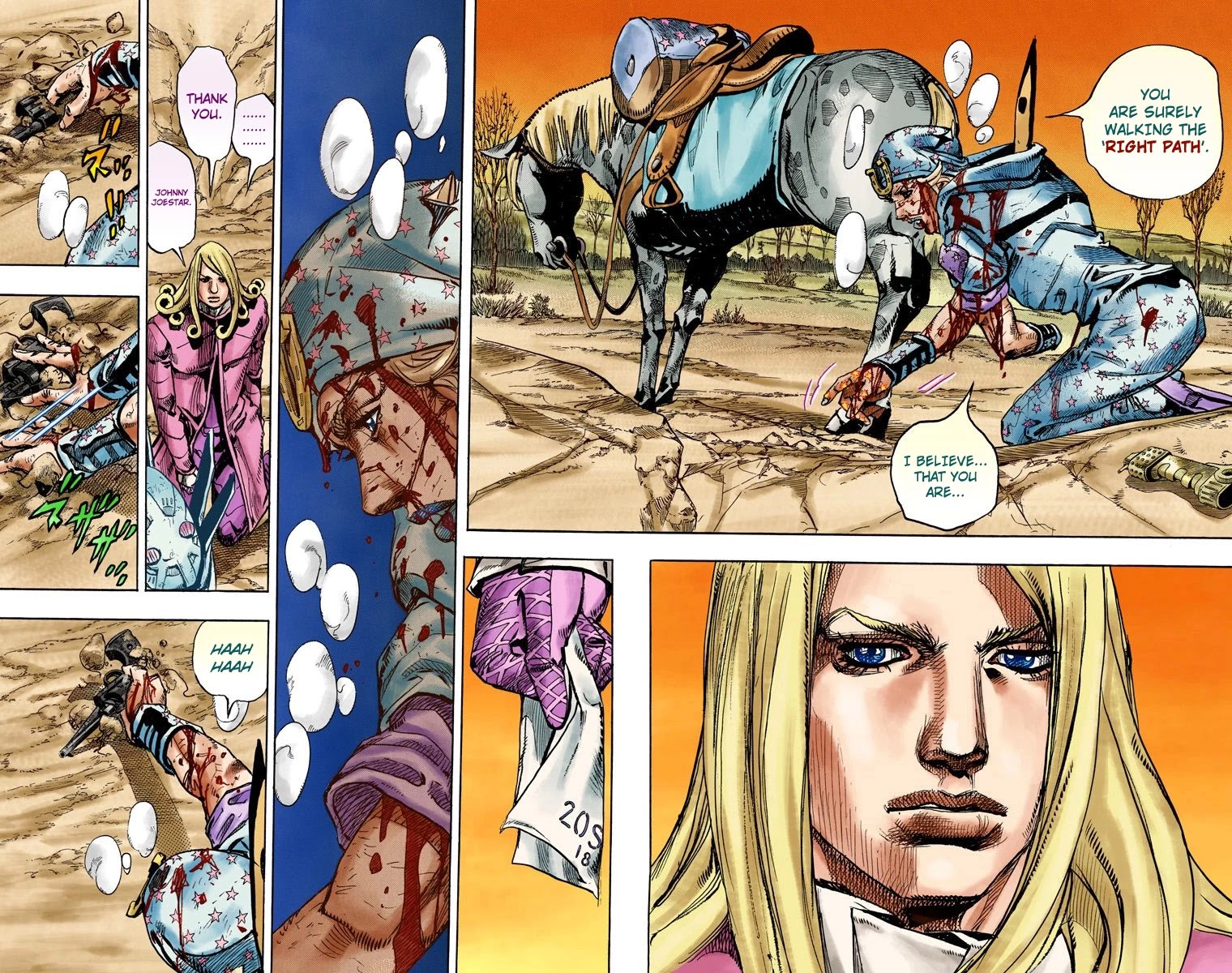 JoJo's Bizarre Adventure Part 7 - Steel Ball Run (Official Colored) chapter 89 page 6