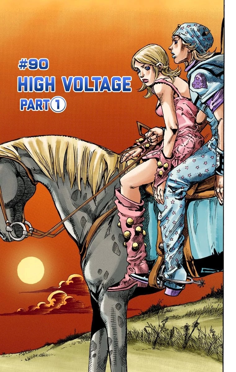 JoJo's Bizarre Adventure Part 7 - Steel Ball Run (Official Colored) chapter 90 page 2