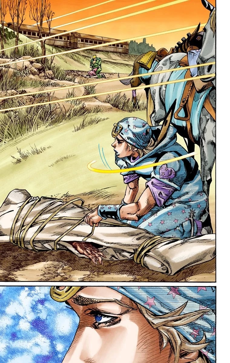 JoJo's Bizarre Adventure Part 7 - Steel Ball Run (Official Colored) chapter 90 page 4