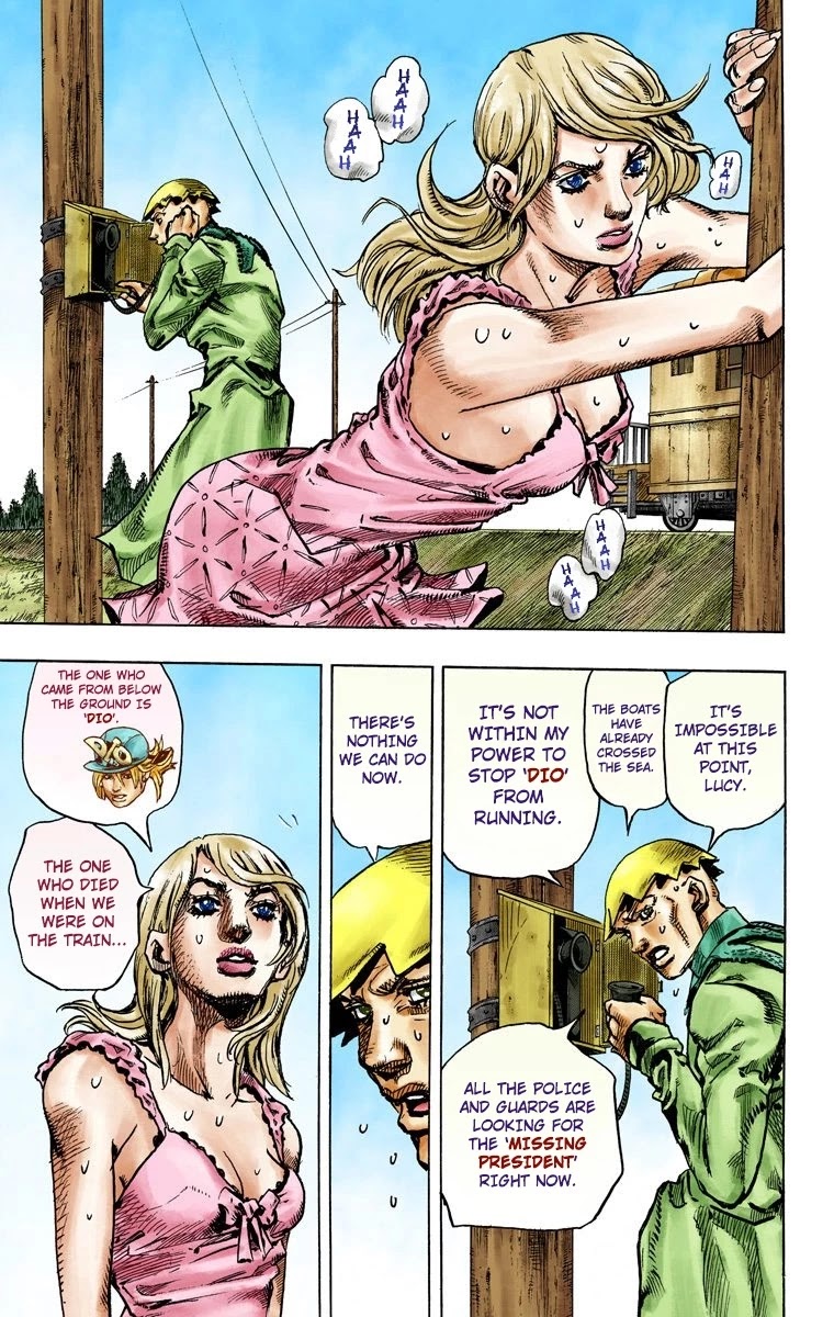JoJo's Bizarre Adventure Part 7 - Steel Ball Run (Official Colored) chapter 92 page 14