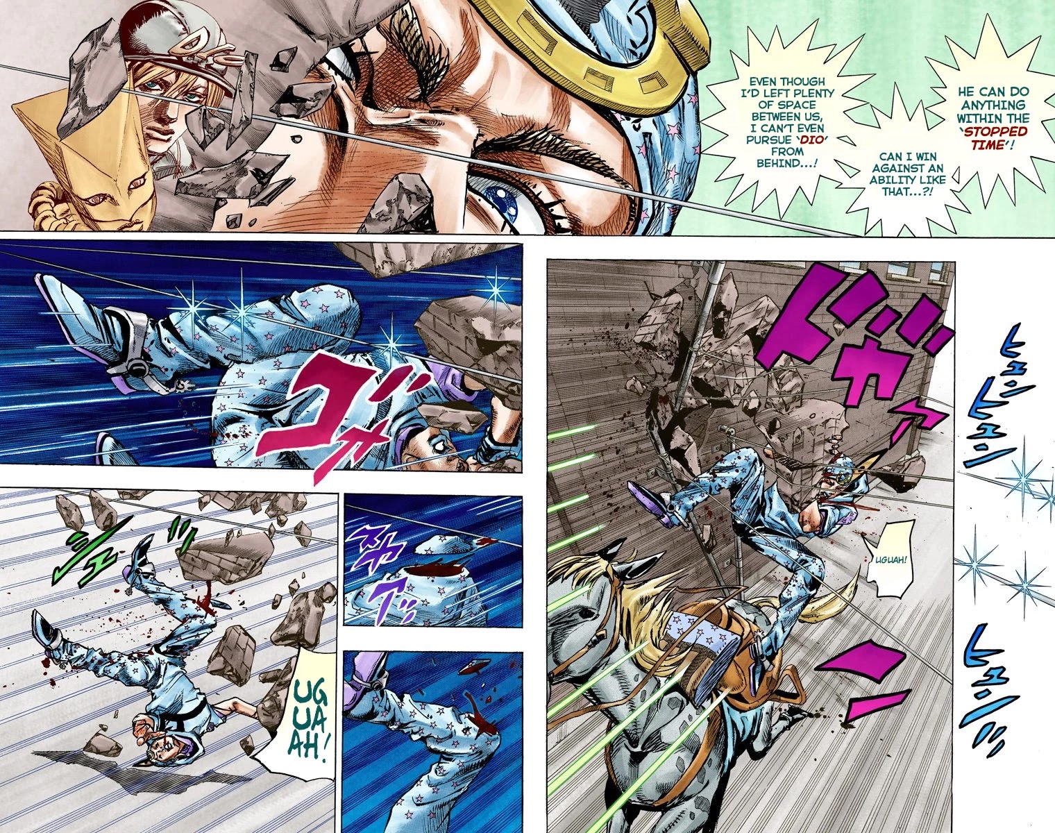JoJo's Bizarre Adventure Part 7 - Steel Ball Run (Official Colored) chapter 92 page 4