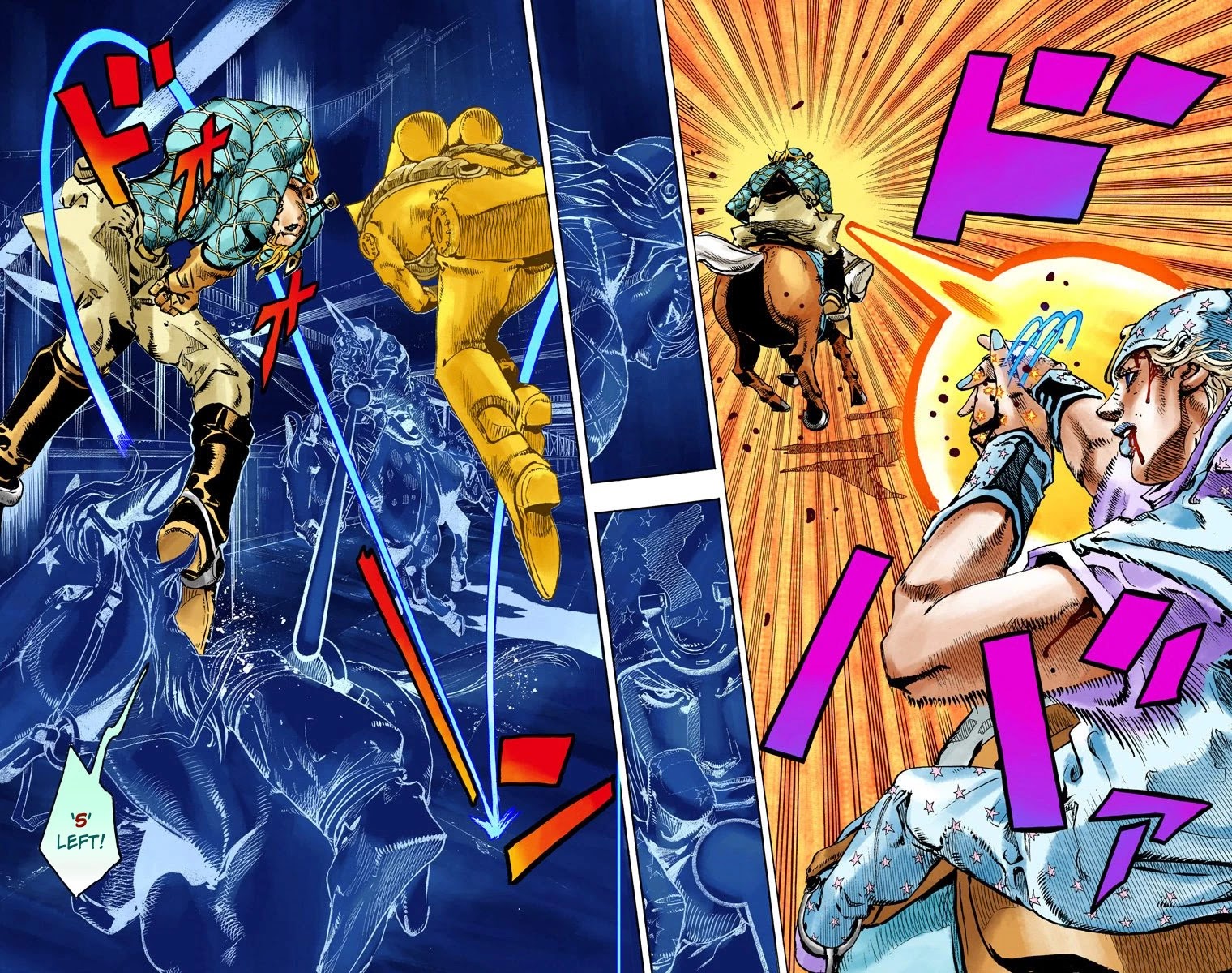 JoJo's Bizarre Adventure Part 7 - Steel Ball Run (Official Colored) chapter 93 page 24