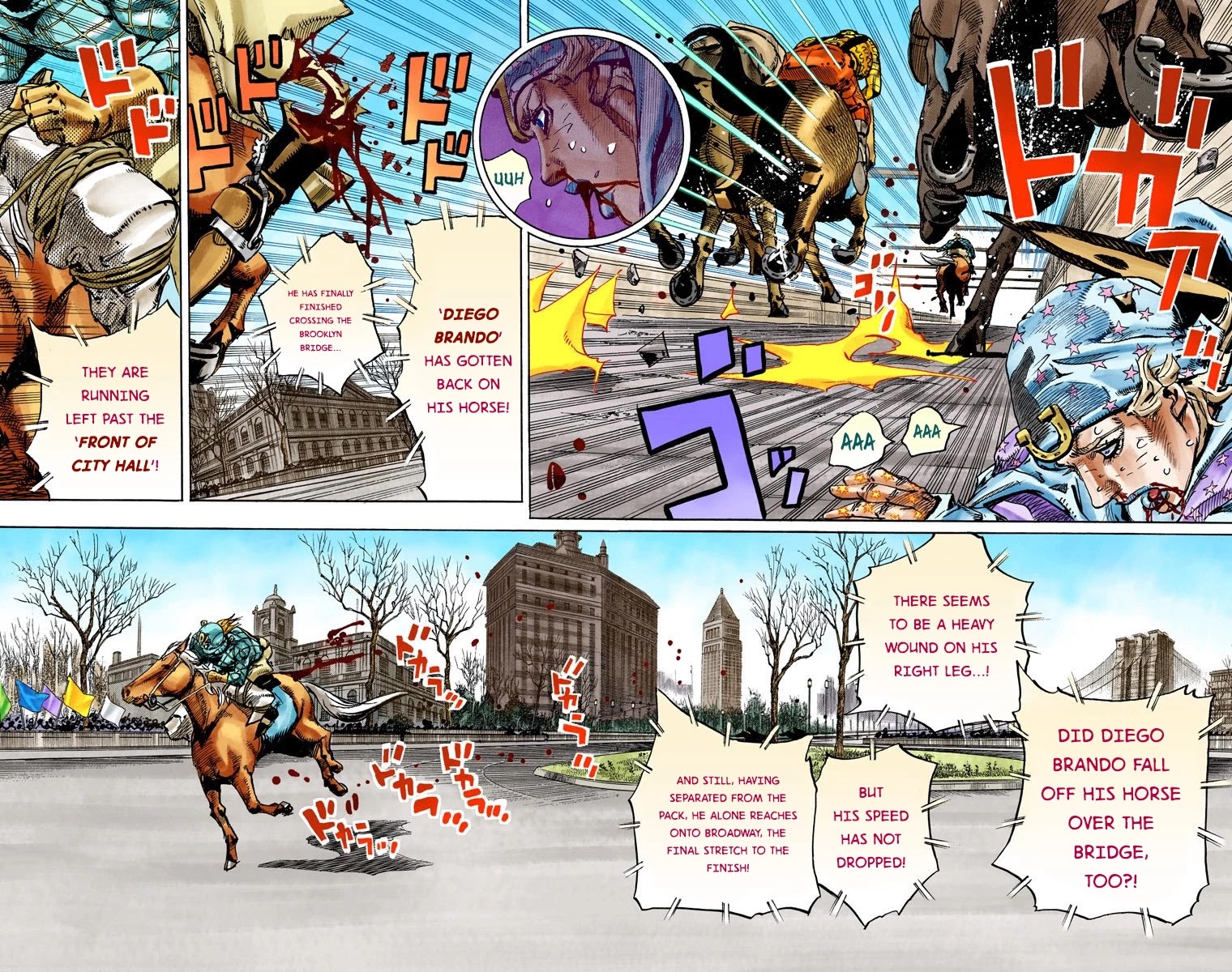 JoJo's Bizarre Adventure Part 7 - Steel Ball Run (Official Colored) chapter 94 page 26