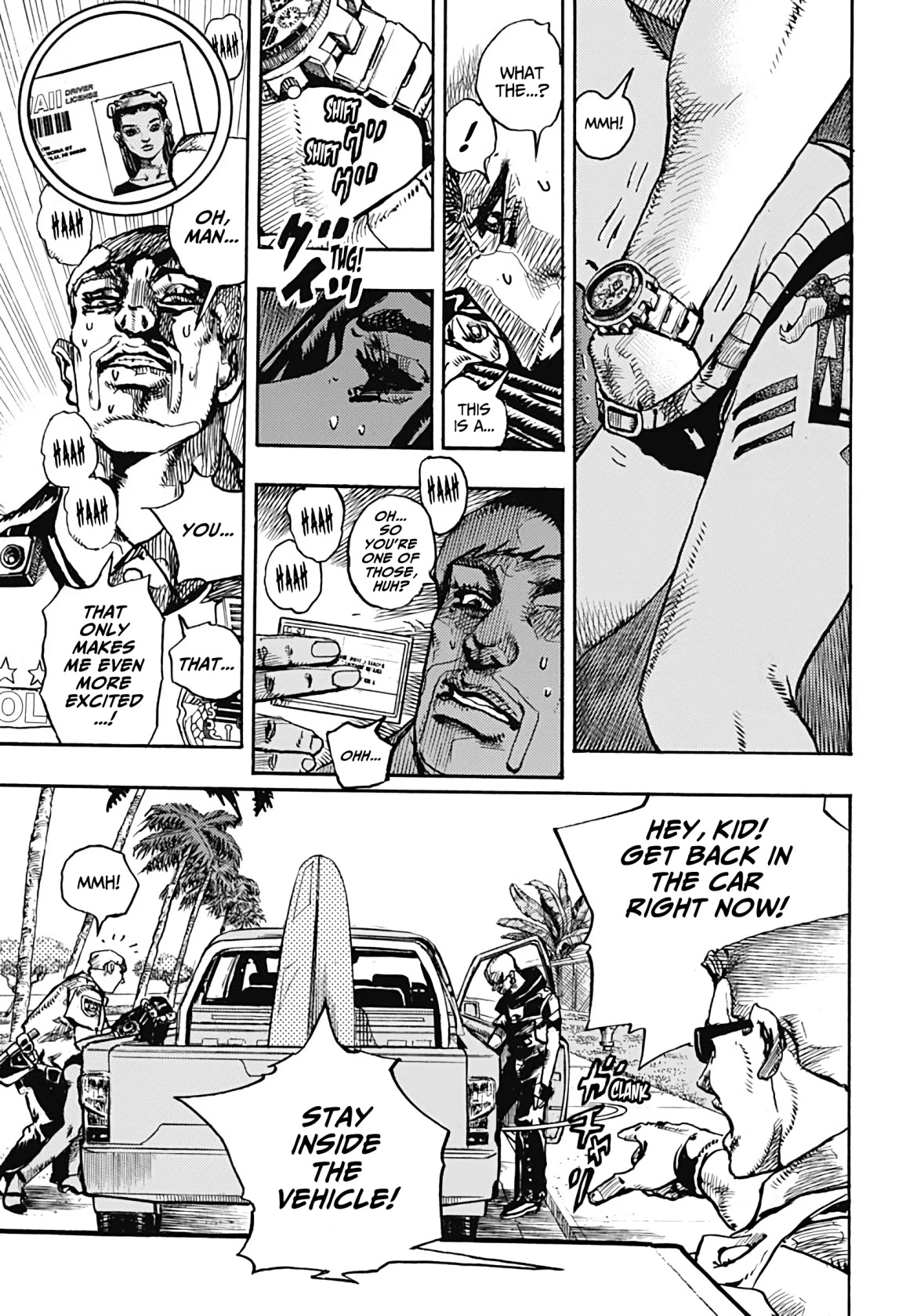 JoJo's Bizarre Adventure Part 9 - The JOJOLands chapter 1 page 14