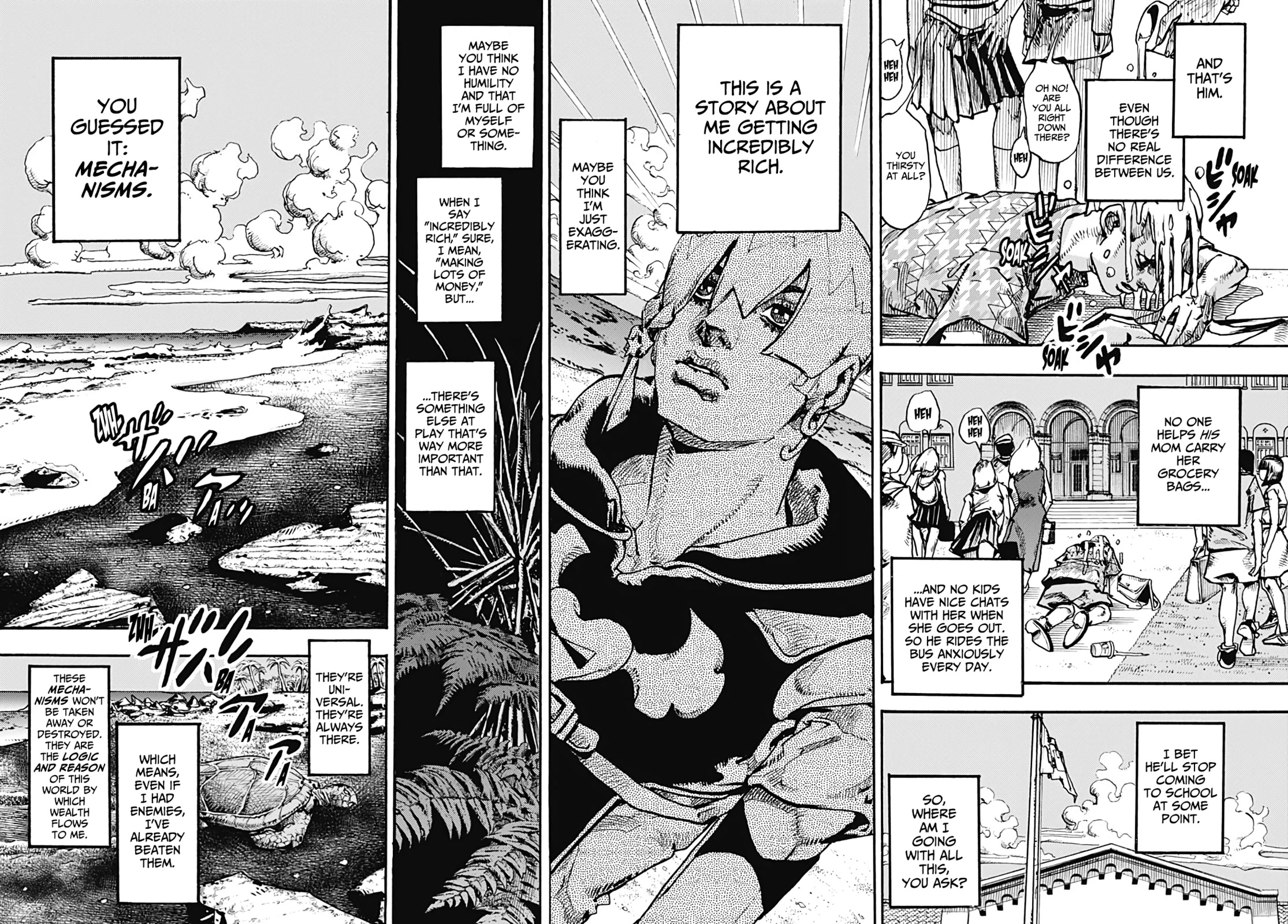 JoJo's Bizarre Adventure Part 9 - The JOJOLands chapter 1 page 44
