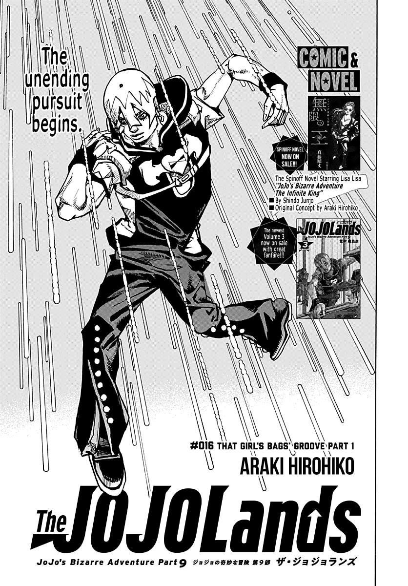 JoJo's Bizarre Adventure Part 9 - The JOJOLands chapter 16 page 1
