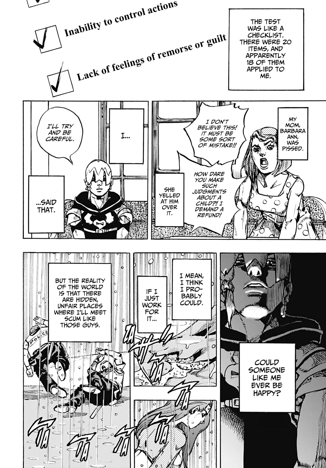 JoJo's Bizarre Adventure Part 9 - The JOJOLands chapter 2 page 22