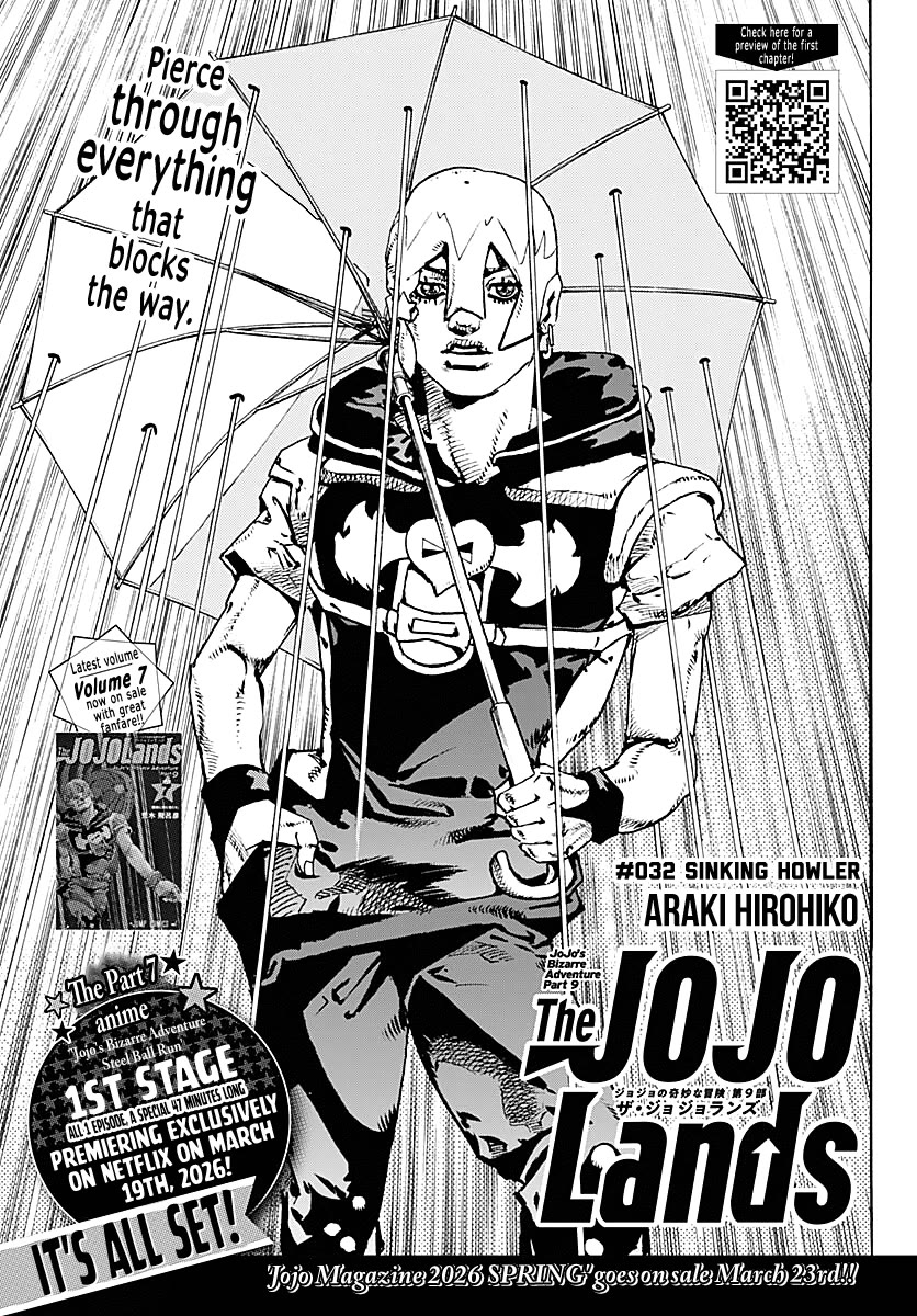 JoJo's Bizarre Adventure Part 9 - The JOJOLands chapter 32 page 1