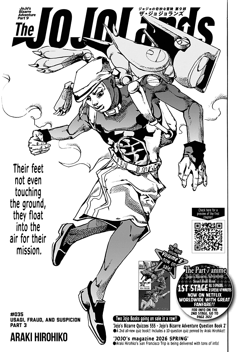 JoJo's Bizarre Adventure Part 9 - The JOJOLands chapter 35 page 1
