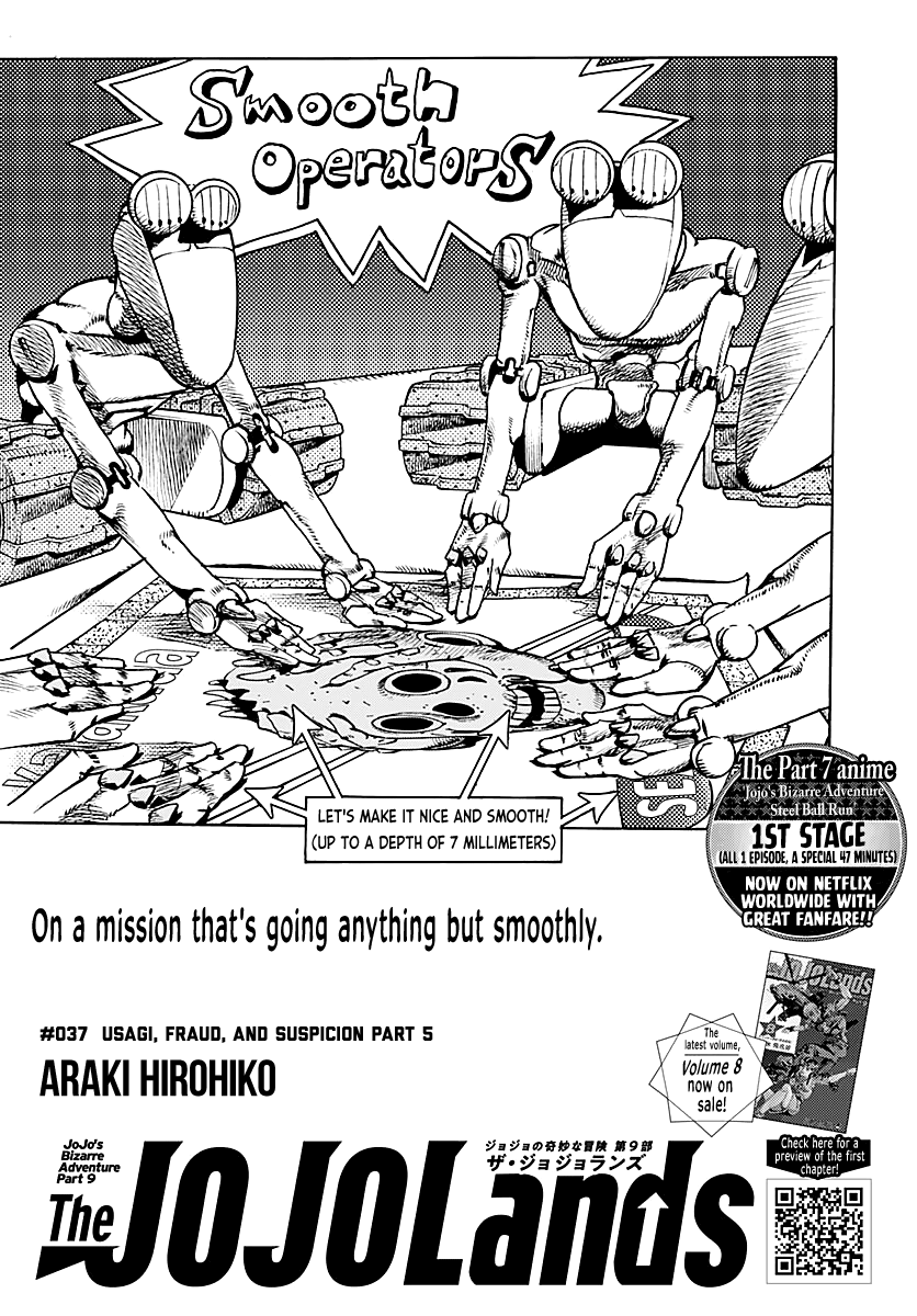 JoJo's Bizarre Adventure Part 9 - The JOJOLands chapter 37 page 1