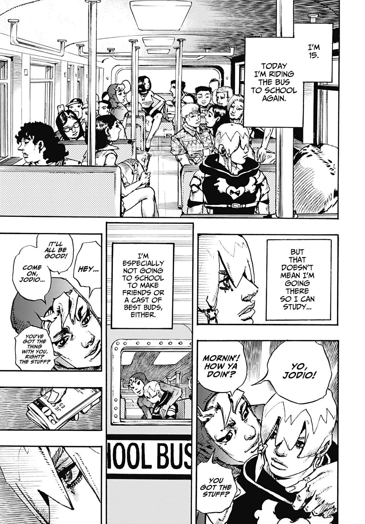 JoJo's Bizarre Adventure Part 9 - The JOJOLands chapter 1 page 37
