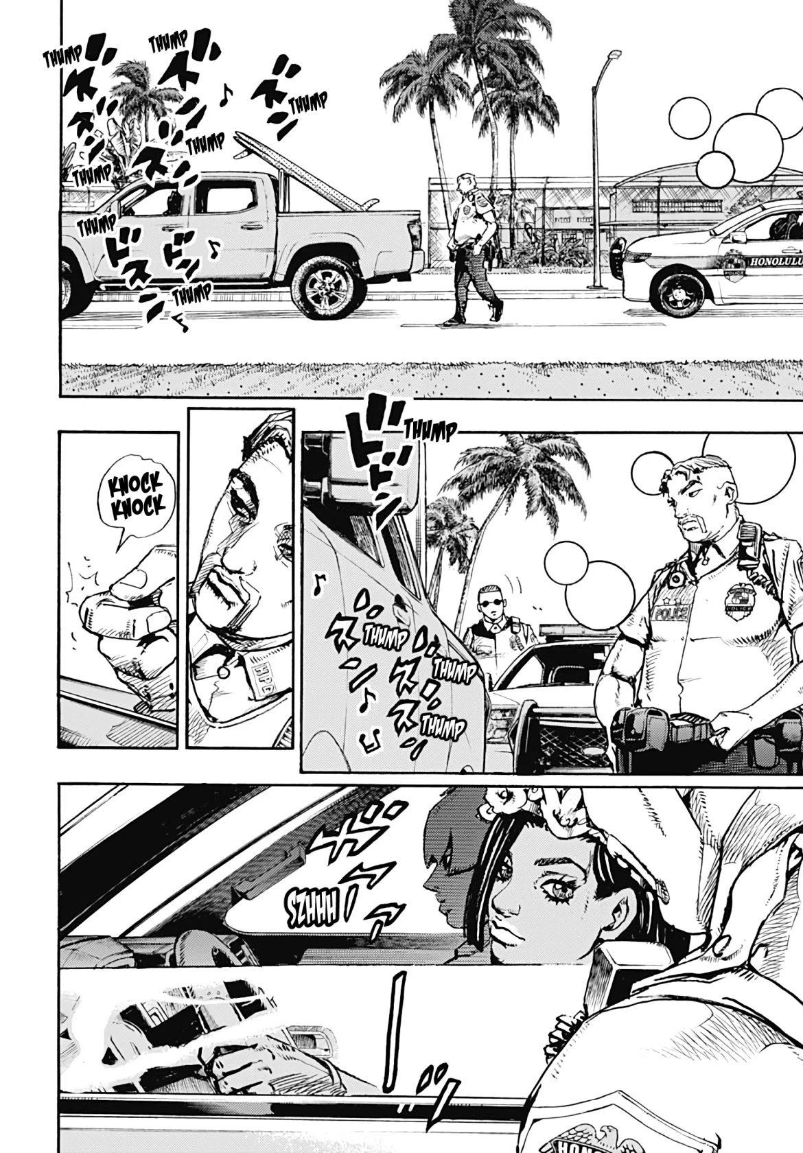 JoJo's Bizarre Adventure Part 9 - The JOJOLands chapter 1 page 5