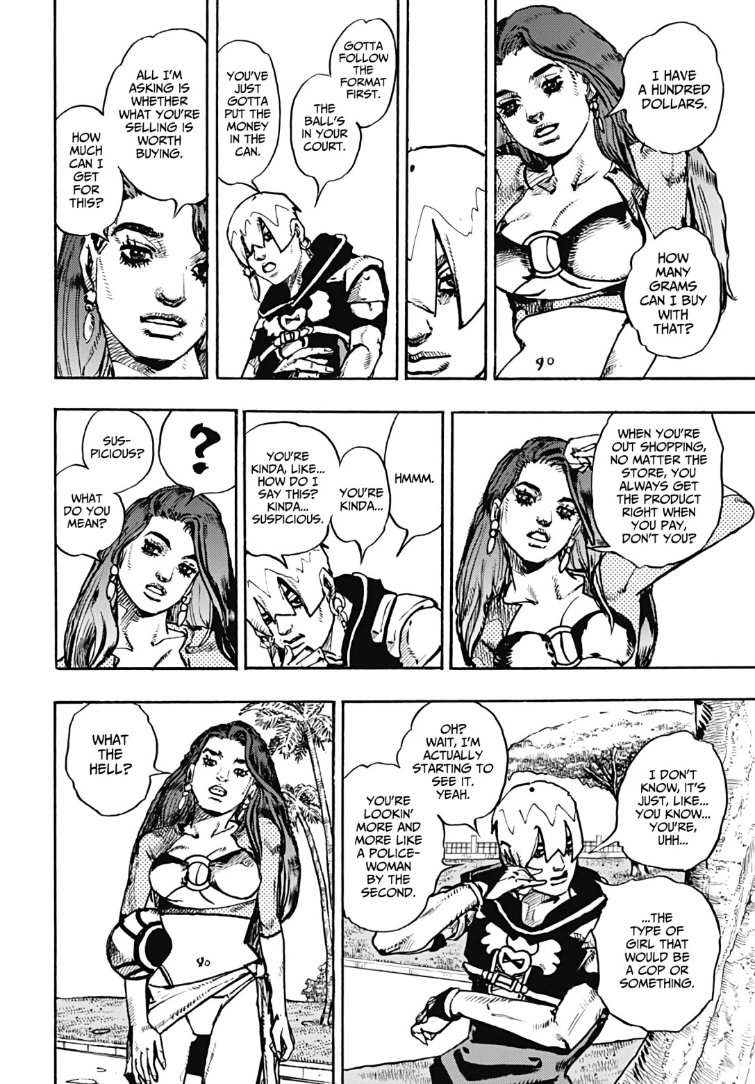 JoJo's Bizarre Adventure Part 9 - The JOJOLands chapter 2 page 6