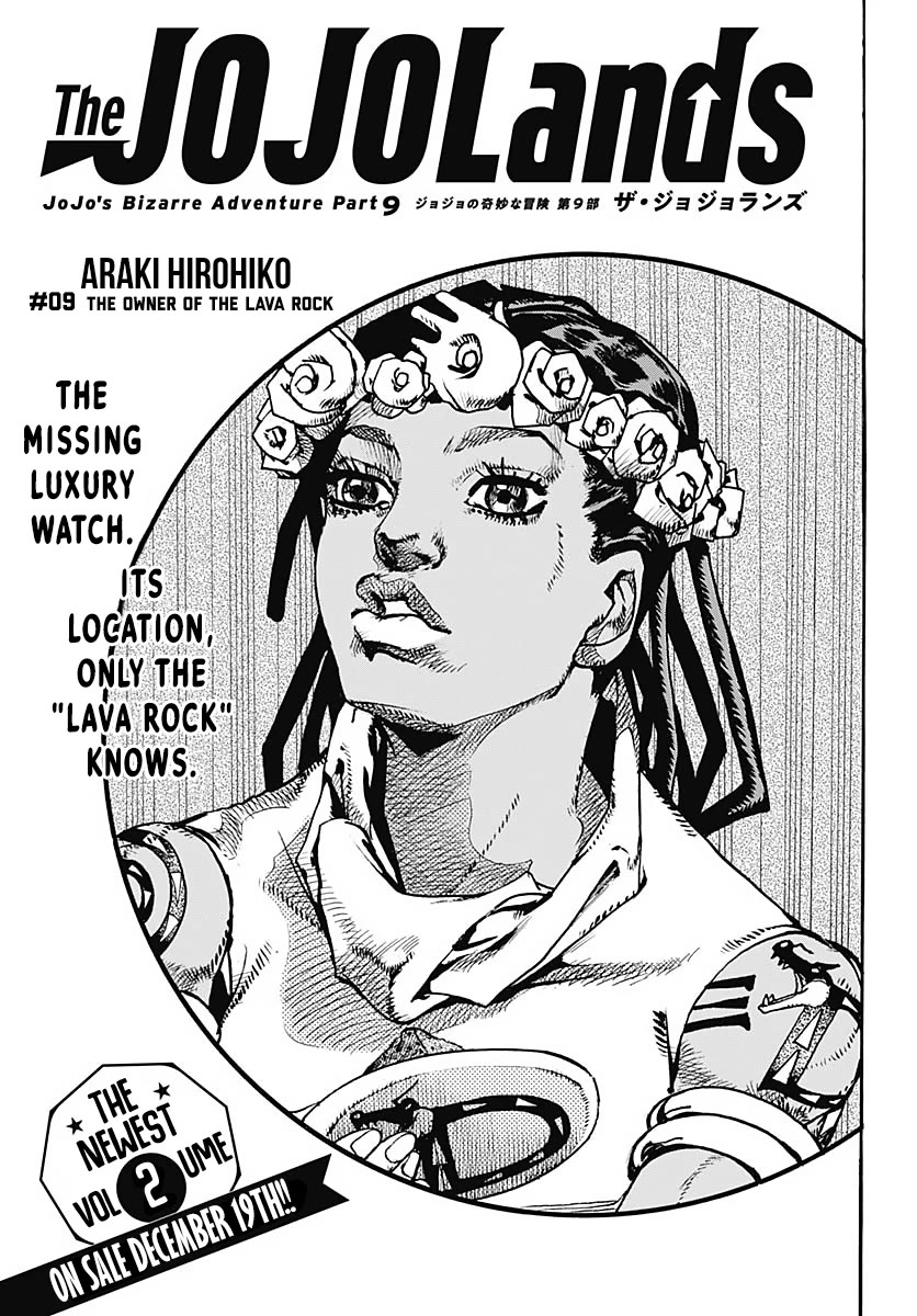 JoJo's Bizarre Adventure Part 9 - The JOJOLands chapter 9 page 1