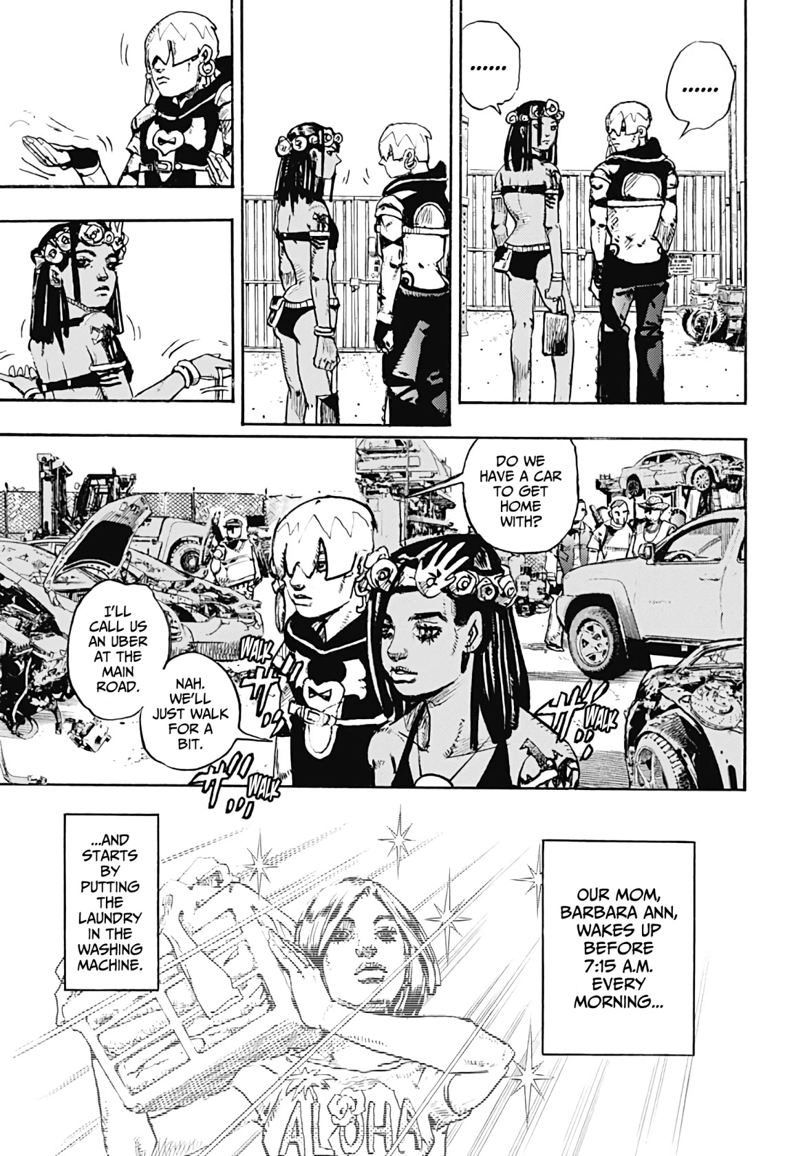 JoJo's Bizarre Adventure Part 9 - The JOJOLands chapter 1 page 33