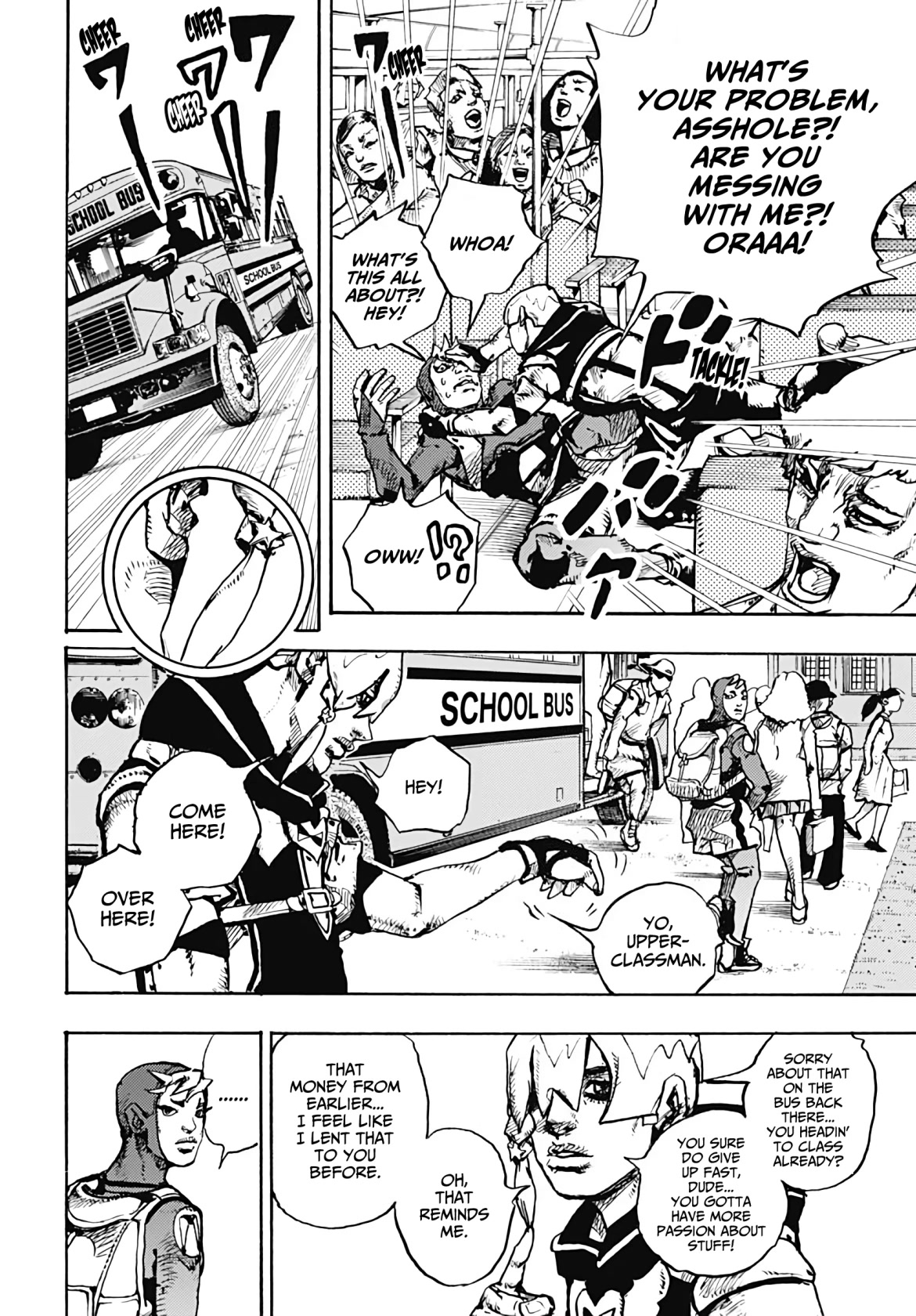 JoJo's Bizarre Adventure Part 9 - The JOJOLands chapter 1 page 38