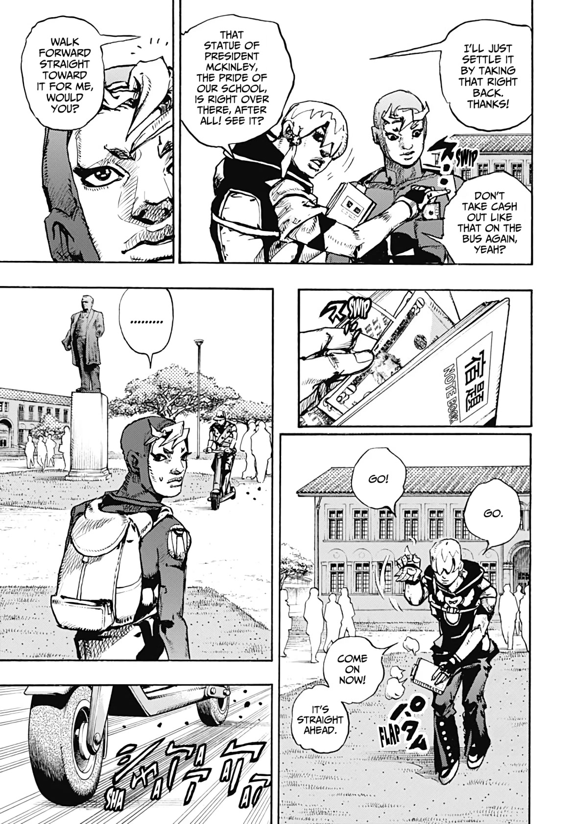 JoJo's Bizarre Adventure Part 9 - The JOJOLands chapter 1 page 39
