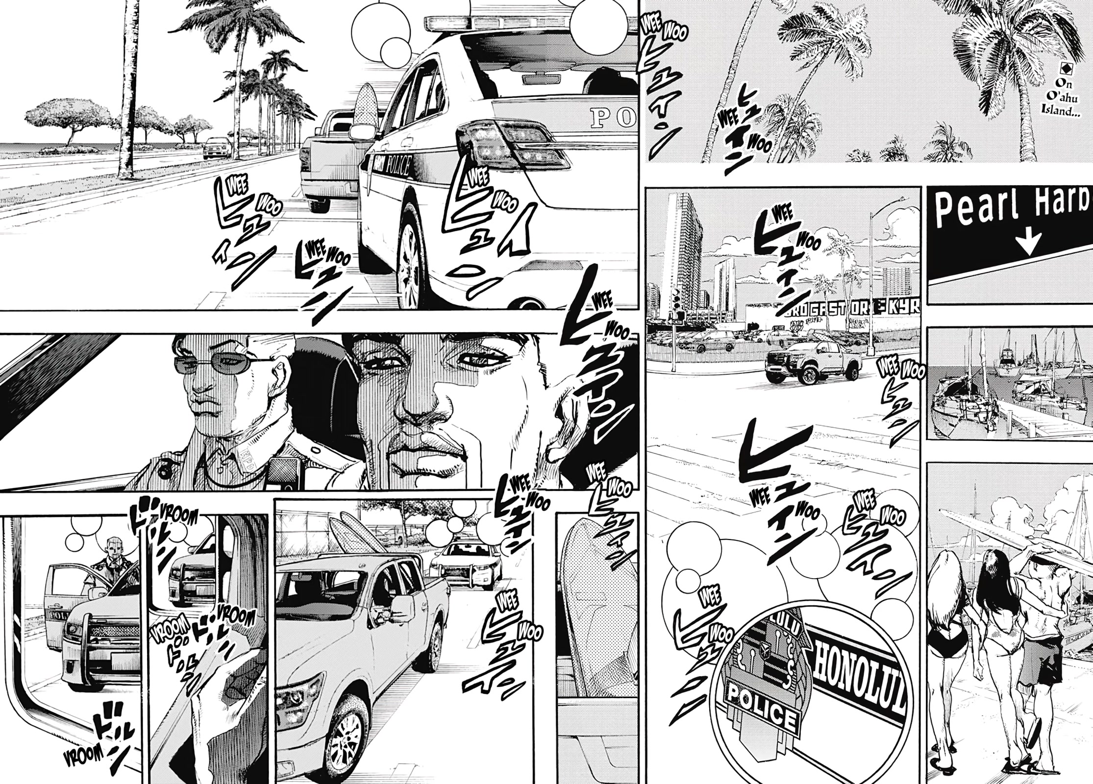 JoJo's Bizarre Adventure Part 9 - The JOJOLands chapter 1 page 4
