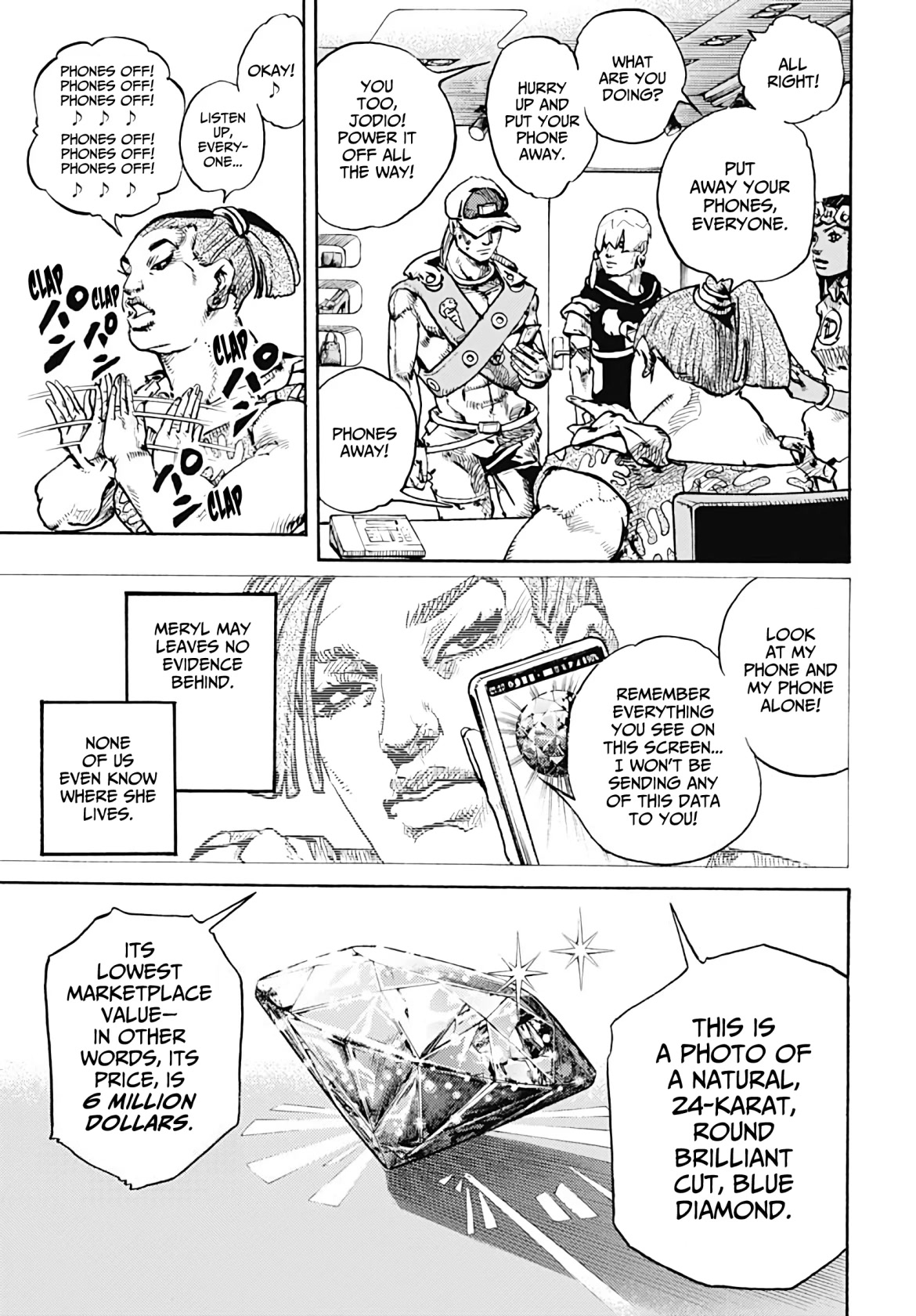 JoJo's Bizarre Adventure Part 9 - The JOJOLands chapter 1 page 54
