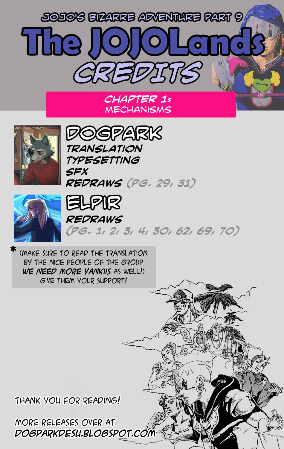 JoJo's Bizarre Adventure Part 9 - The JOJOLands chapter 1 page 62