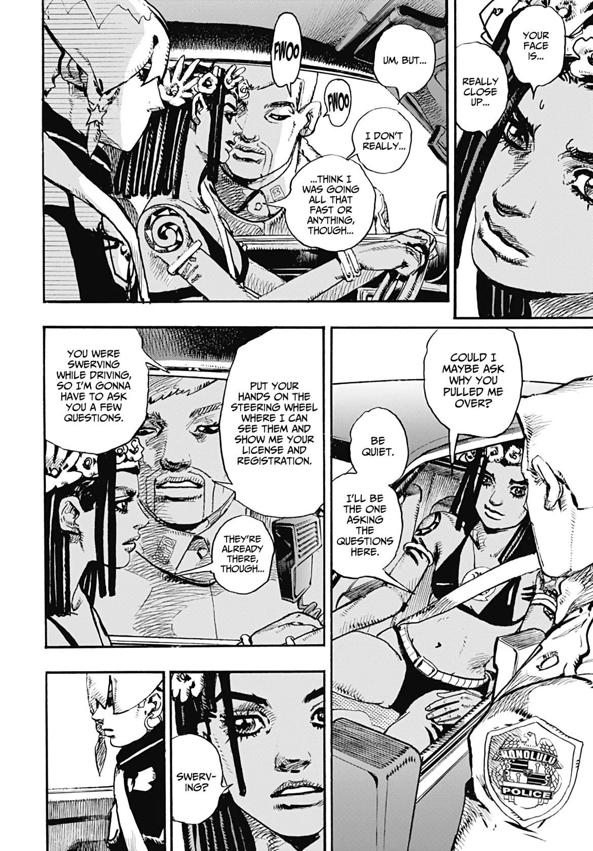 JoJo's Bizarre Adventure Part 9 - The JOJOLands chapter 1 page 7