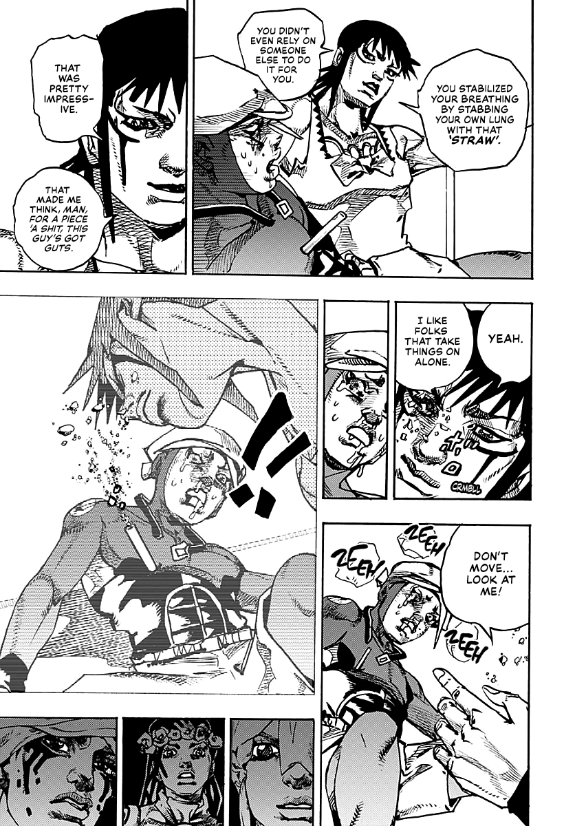 JoJo's Bizarre Adventure Part 9 - The JOJOLands chapter 15 page 22