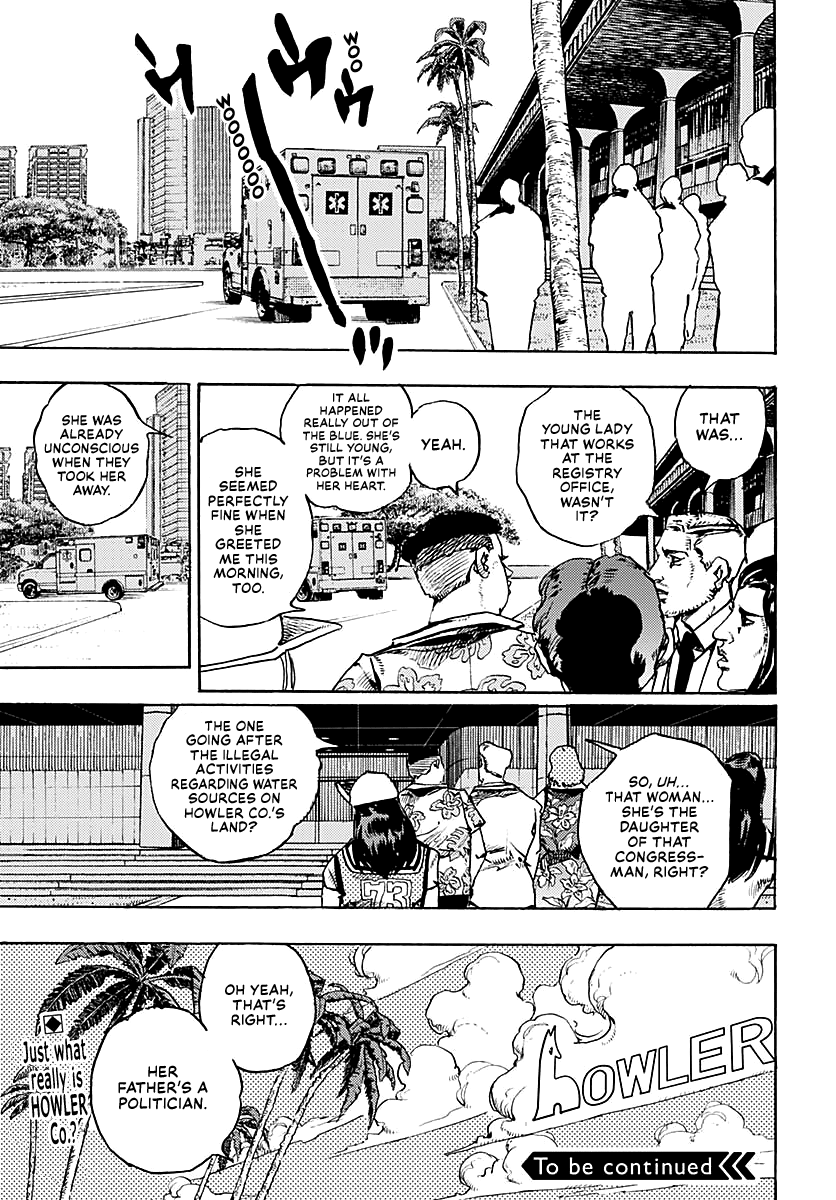 JoJo's Bizarre Adventure Part 9 - The JOJOLands chapter 15 page 34