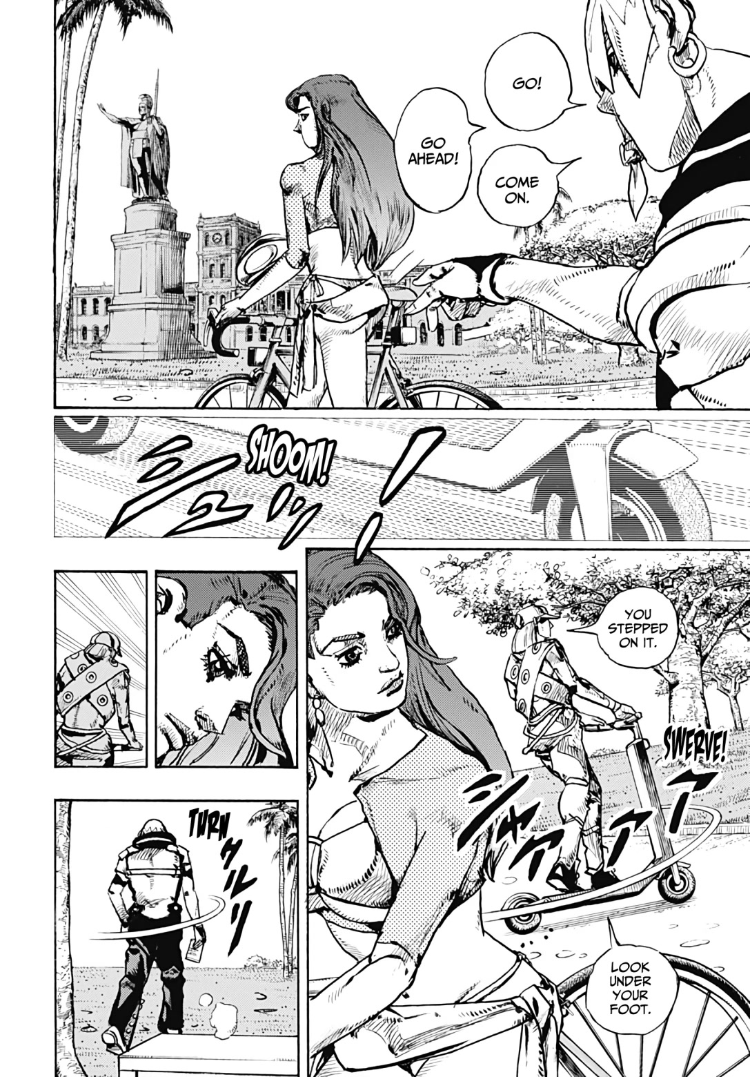 JoJo's Bizarre Adventure Part 9 - The JOJOLands chapter 2 page 10