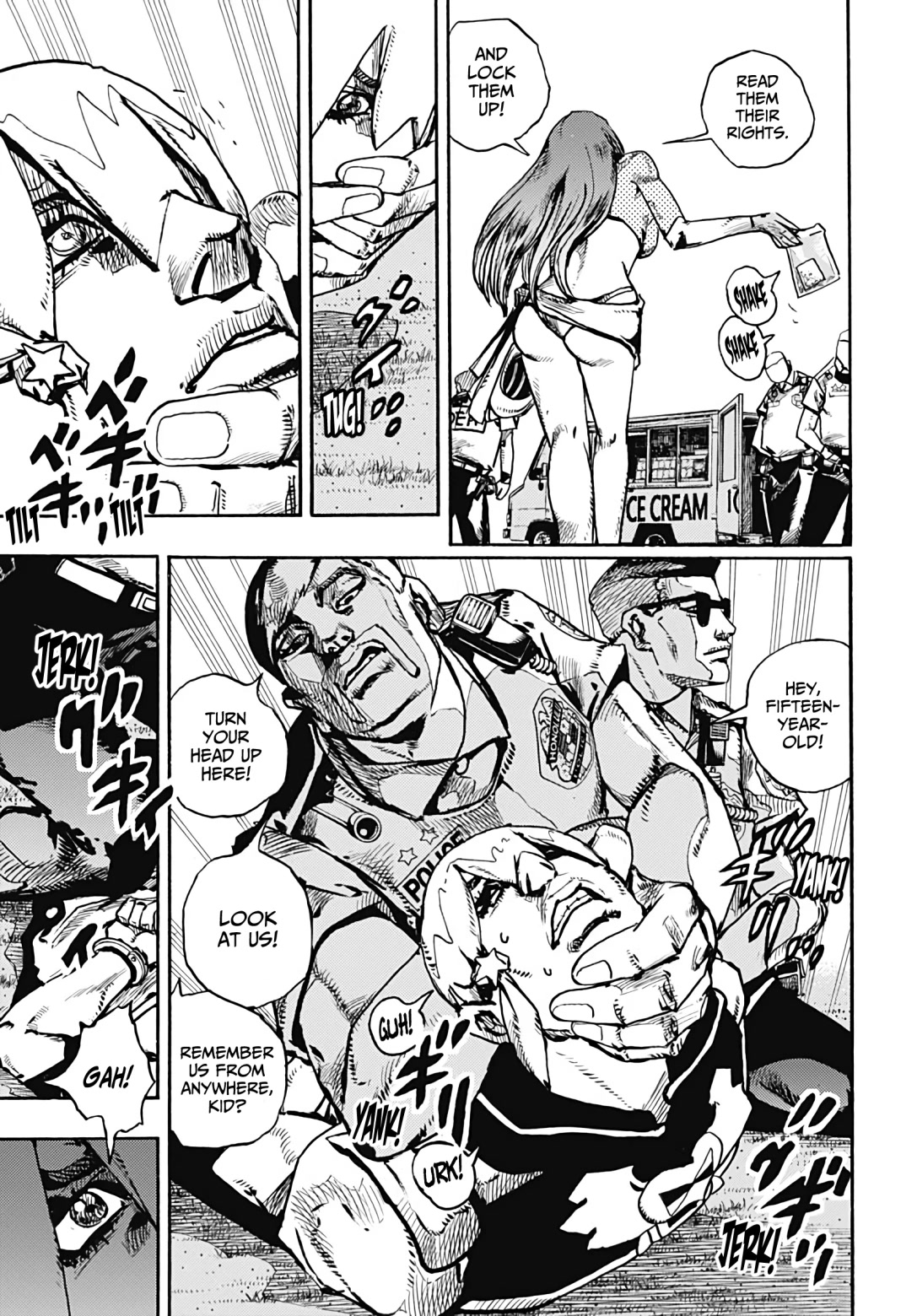 JoJo's Bizarre Adventure Part 9 - The JOJOLands chapter 2 page 15