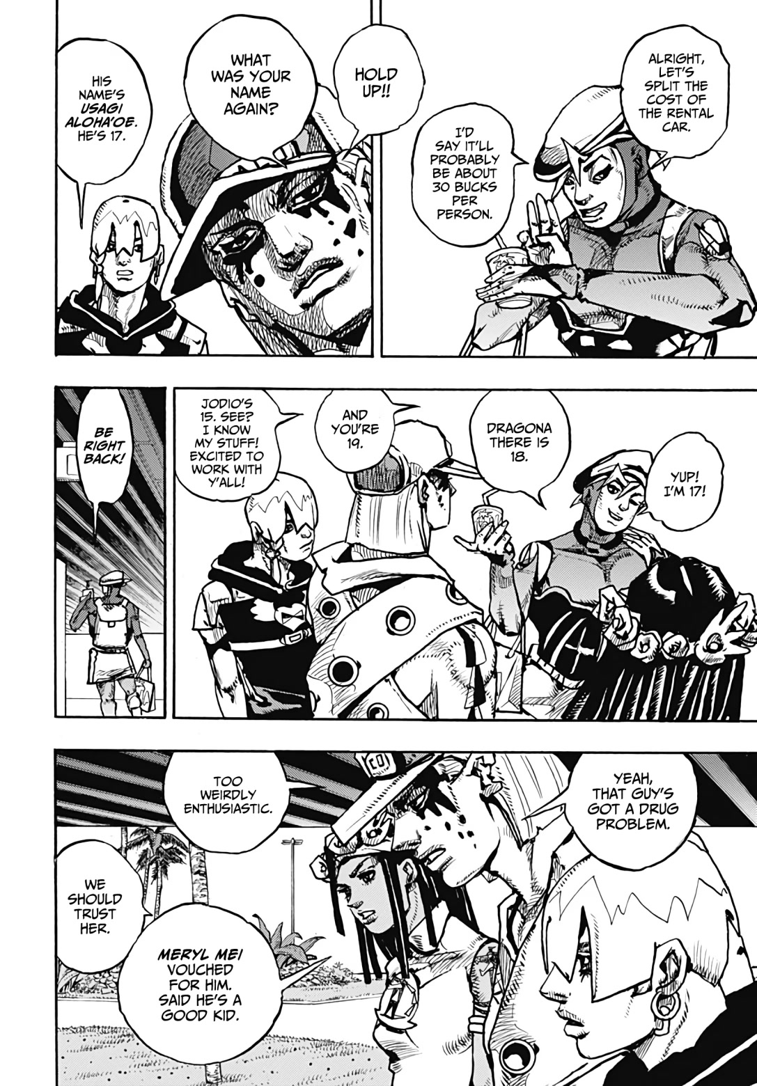 JoJo's Bizarre Adventure Part 9 - The JOJOLands chapter 2 page 26
