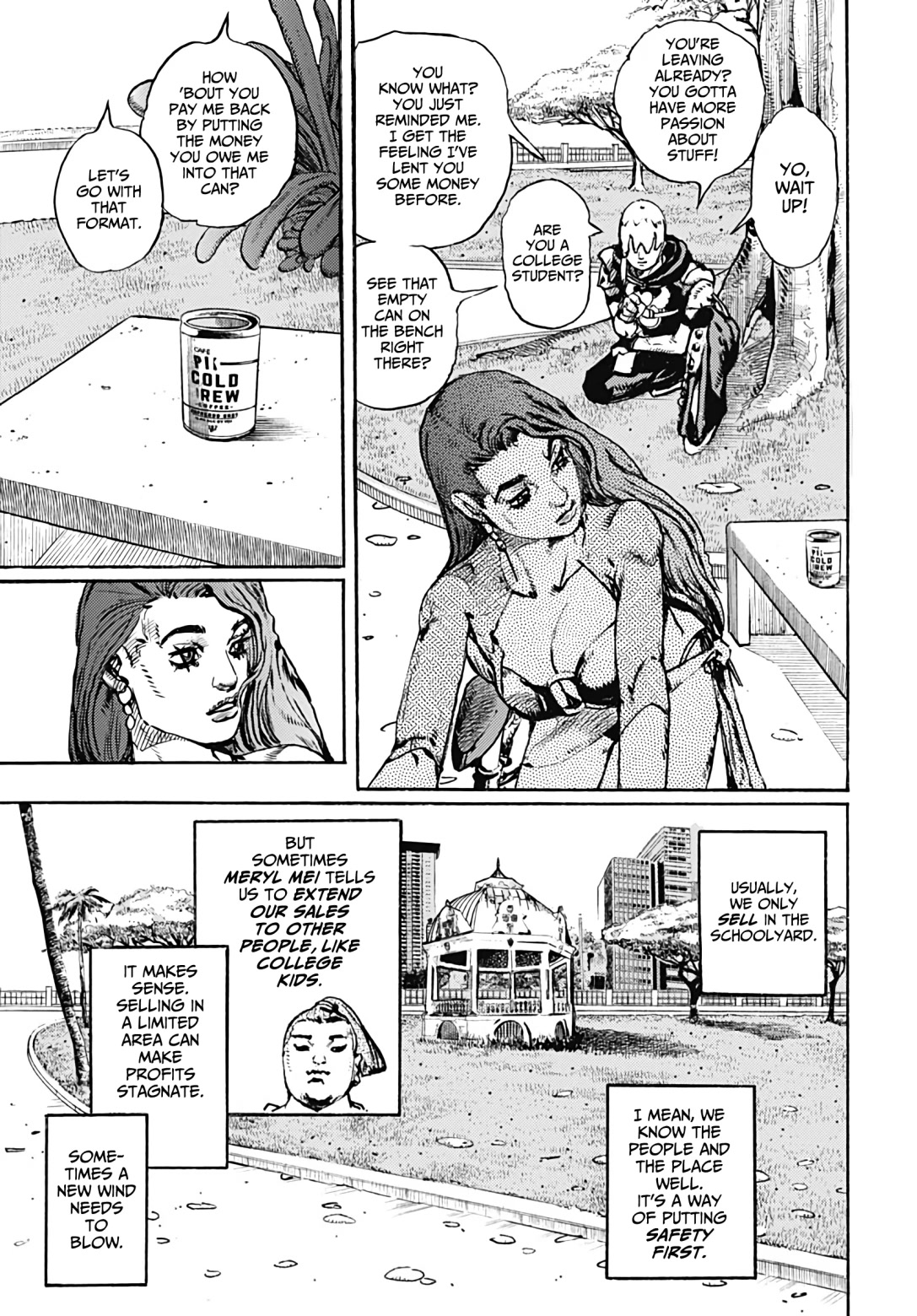 JoJo's Bizarre Adventure Part 9 - The JOJOLands chapter 2 page 5