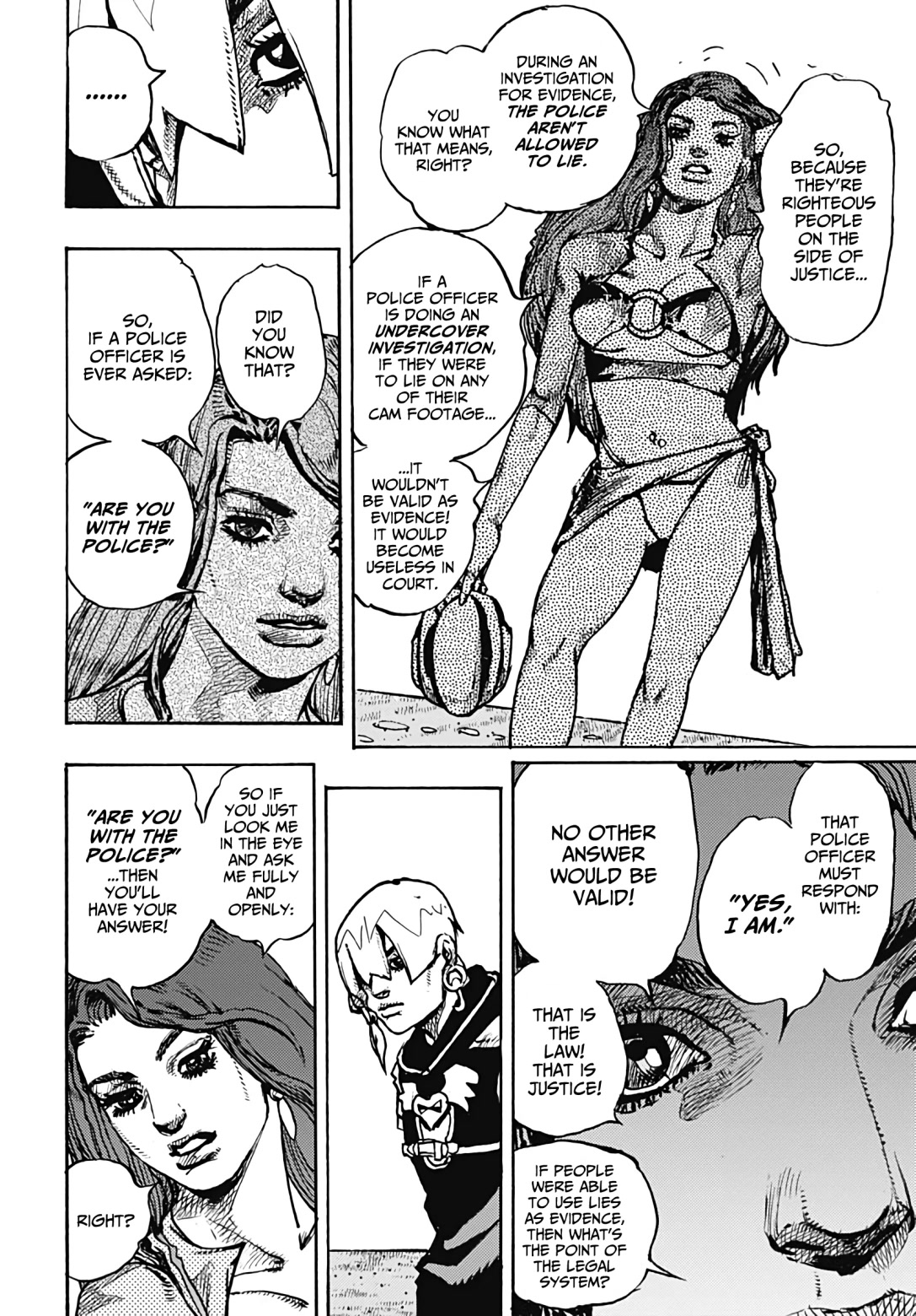 JoJo's Bizarre Adventure Part 9 - The JOJOLands chapter 2 page 8