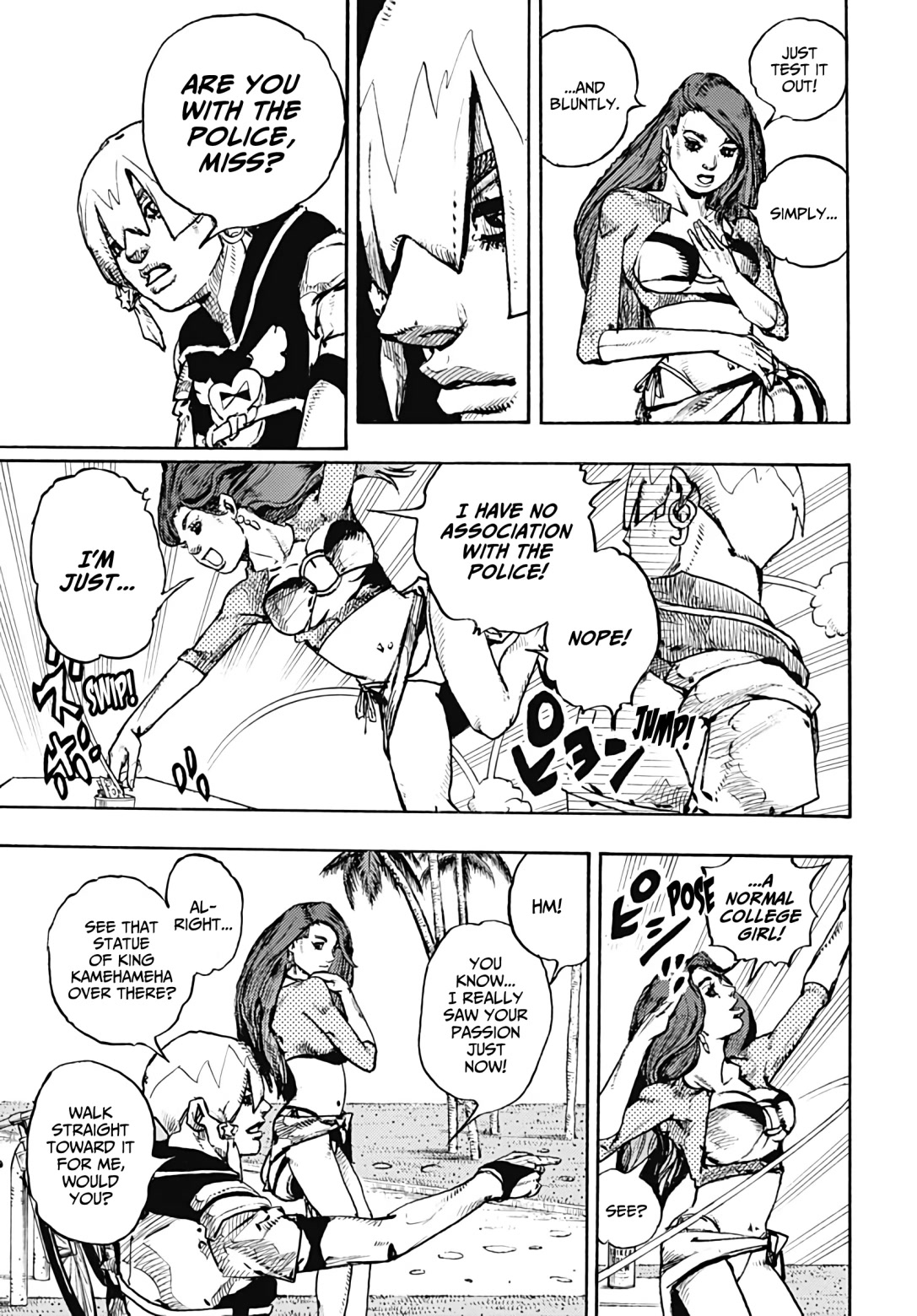 JoJo's Bizarre Adventure Part 9 - The JOJOLands chapter 2 page 9