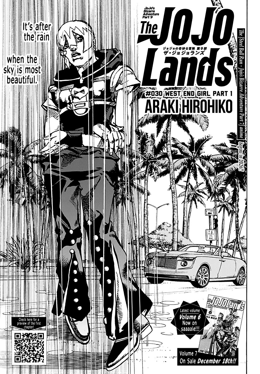 JoJo's Bizarre Adventure Part 9 - The JOJOLands chapter 30 page 1