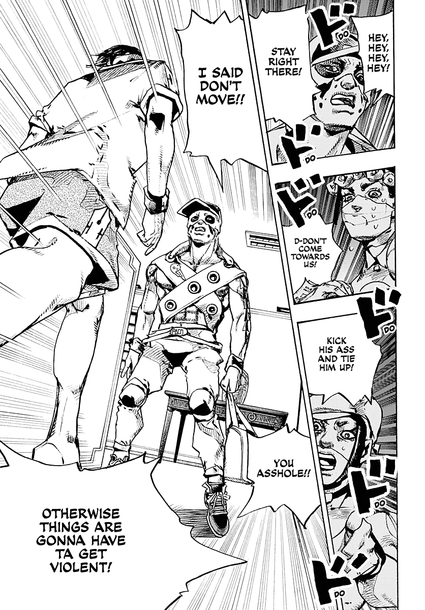 JoJo's Bizarre Adventure Part 9 - The JOJOLands chapter 4 page 28