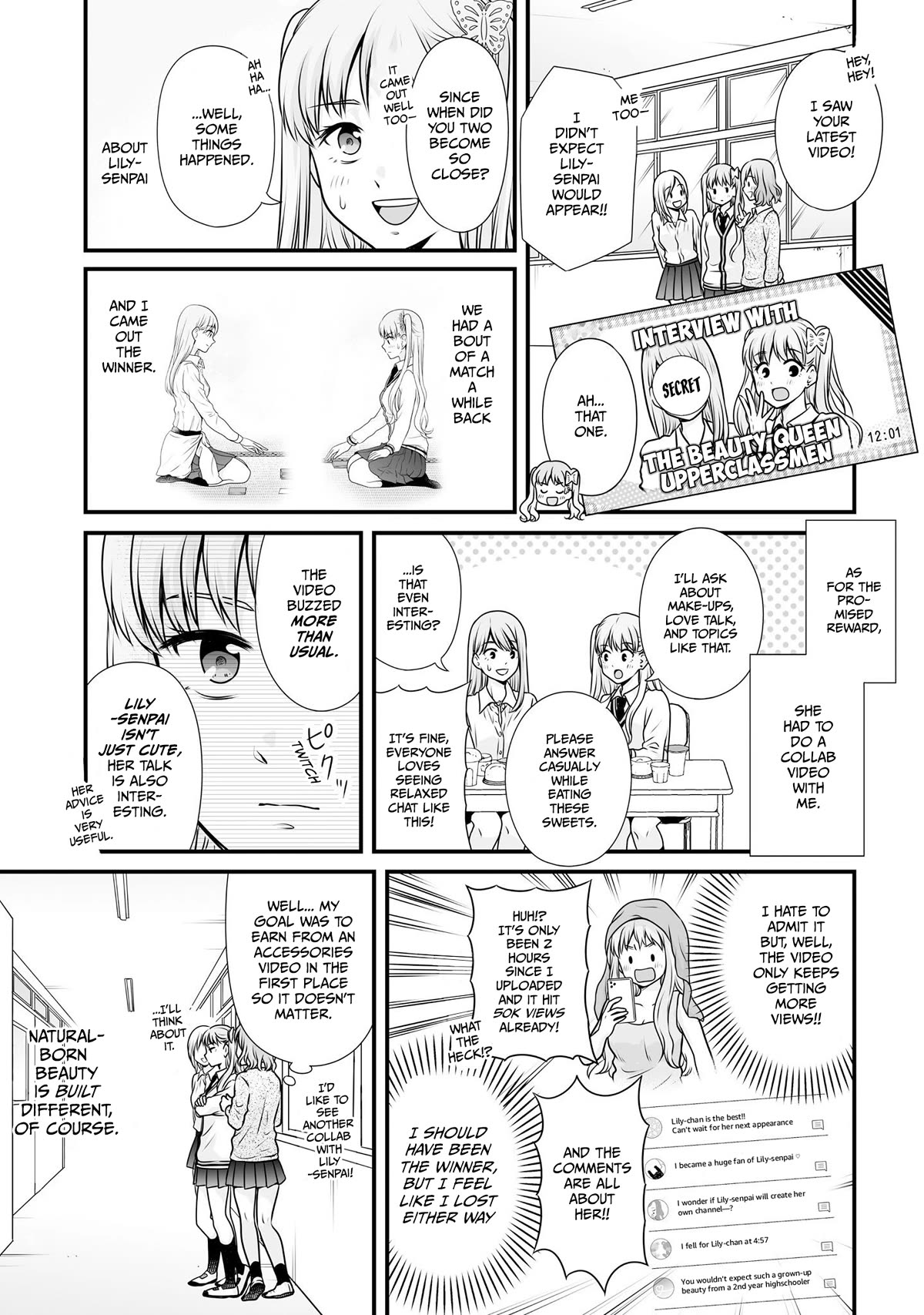 Joshikousei no Mudazukai chapter 101 page 3