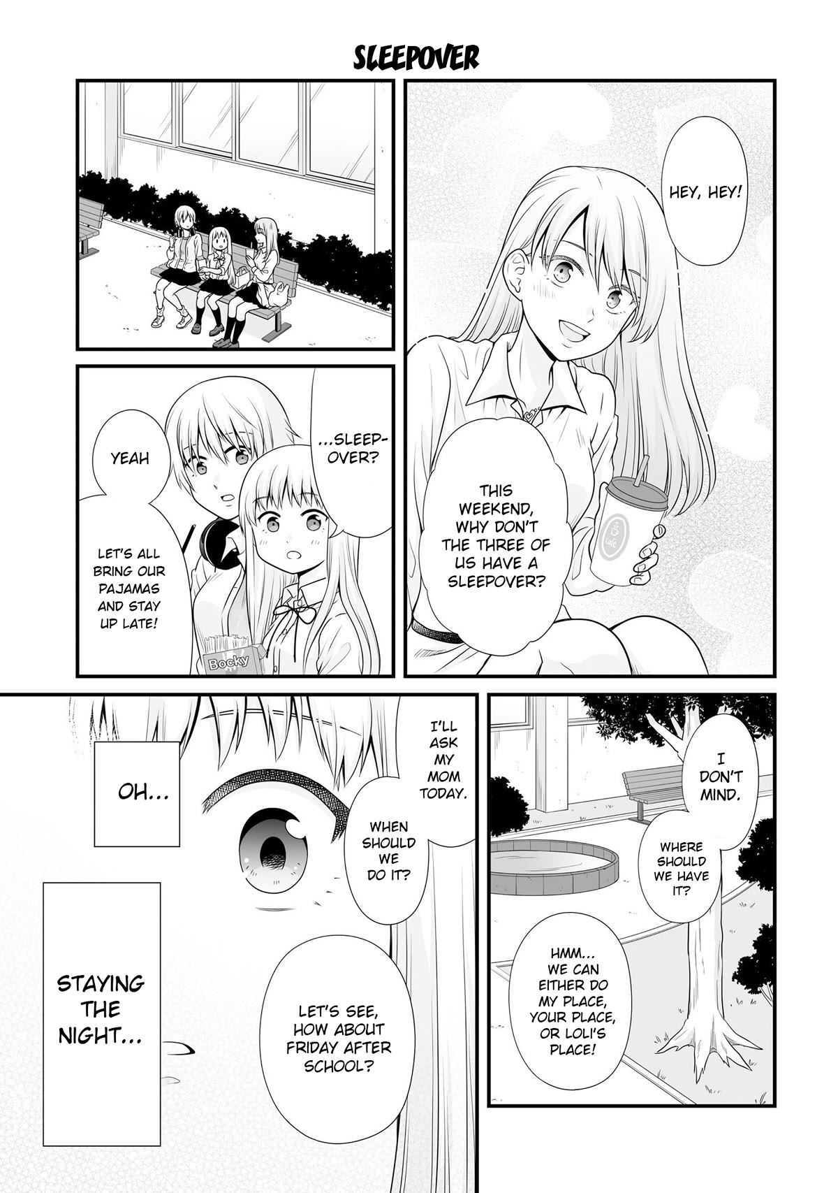 Joshikousei no Mudazukai chapter 95 page 1