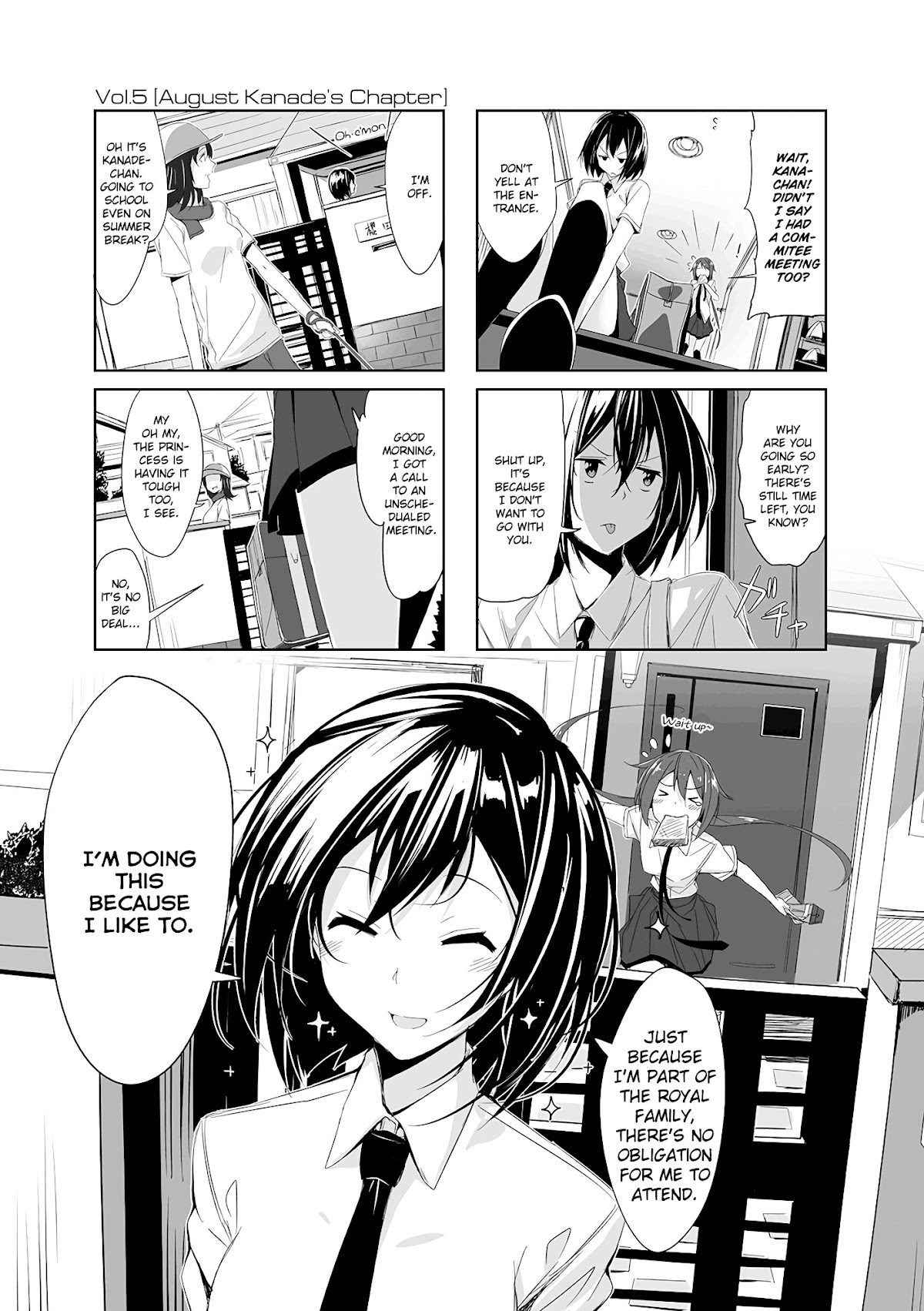 Joukamachi no Dandelion chapter 56 page 1
