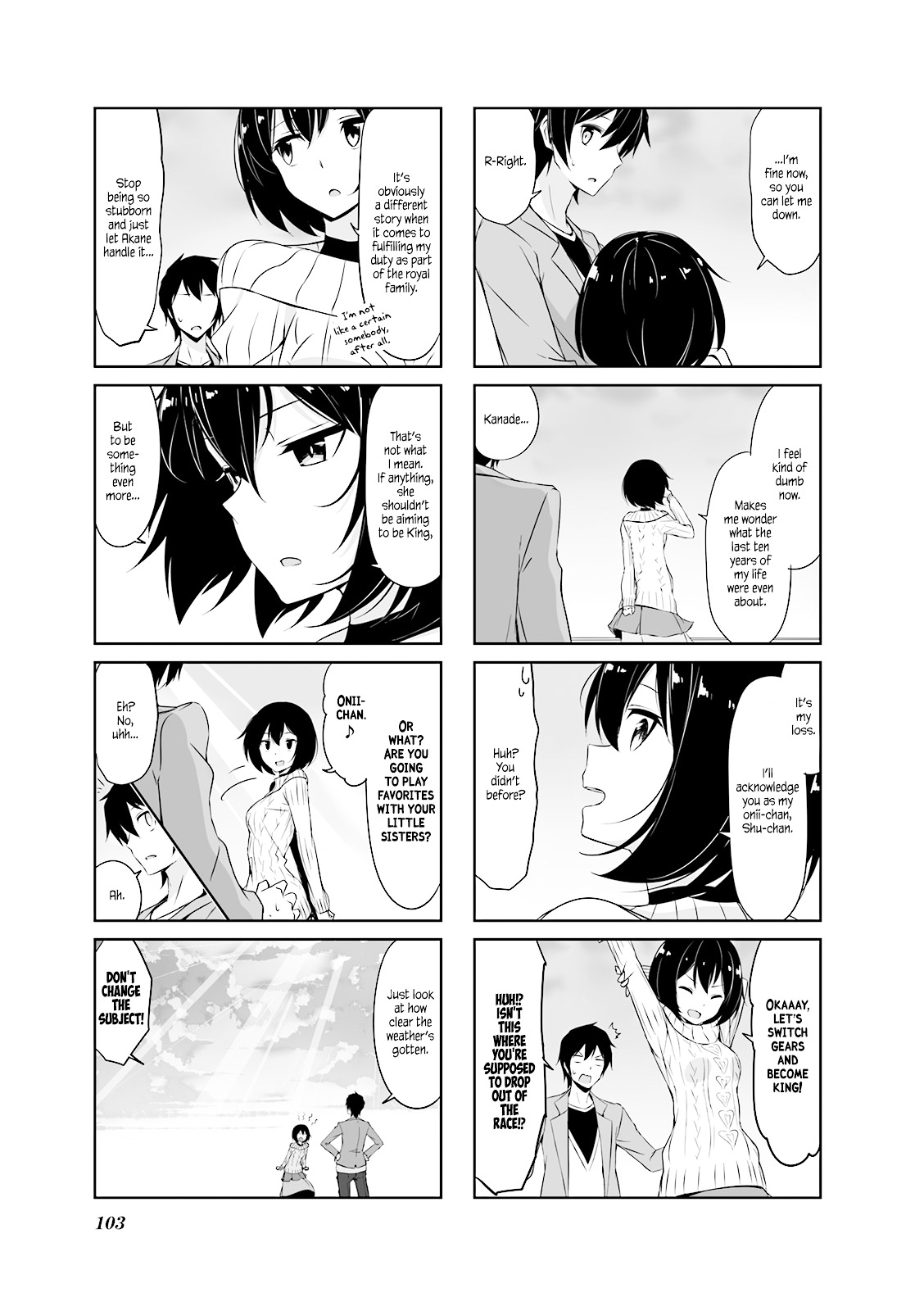 Joukamachi no Dandelion chapter 61 page 9