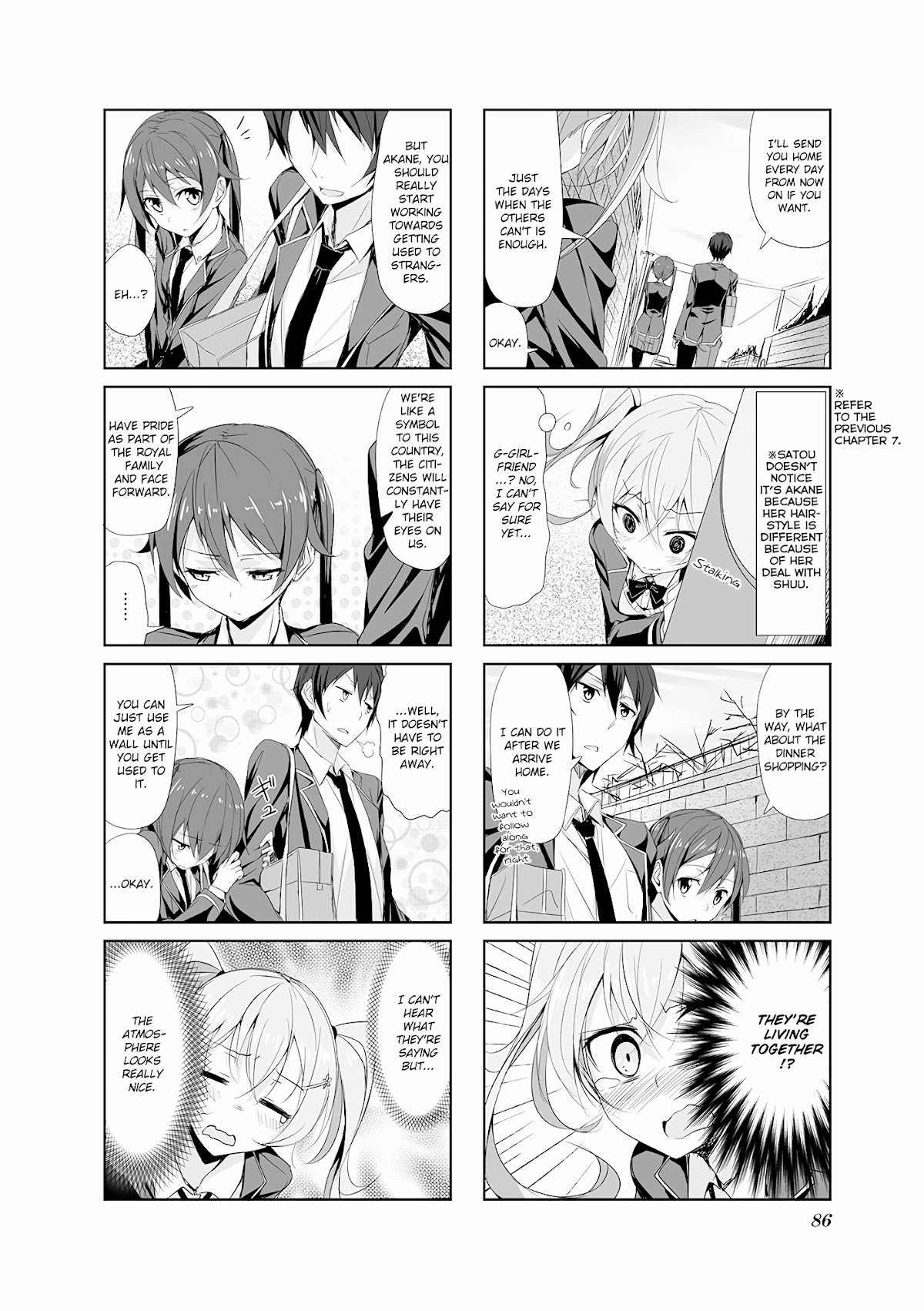 Joukamachi no Dandelion chapter 8 page 8