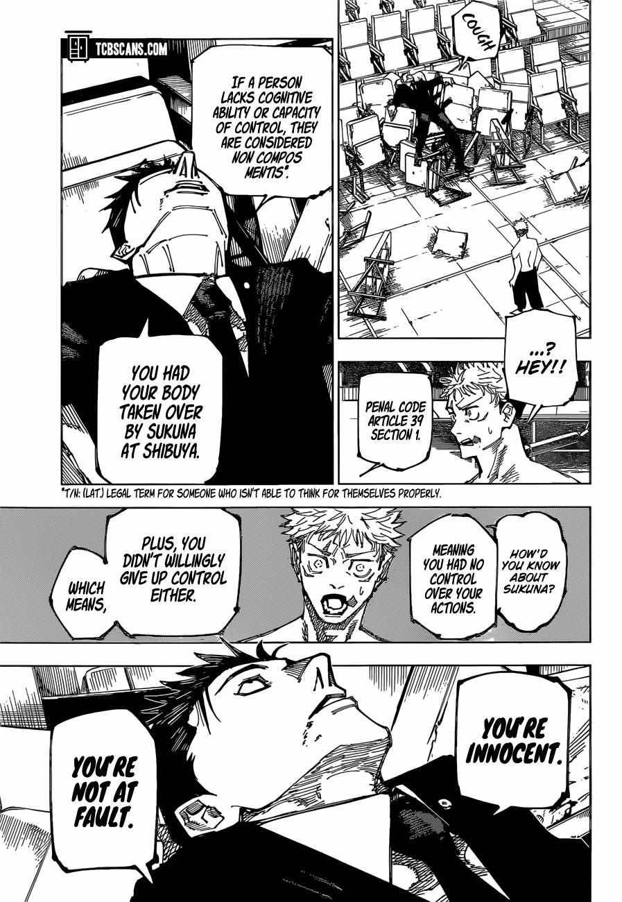 Jujutsu Kaisen chapter 166 page 15