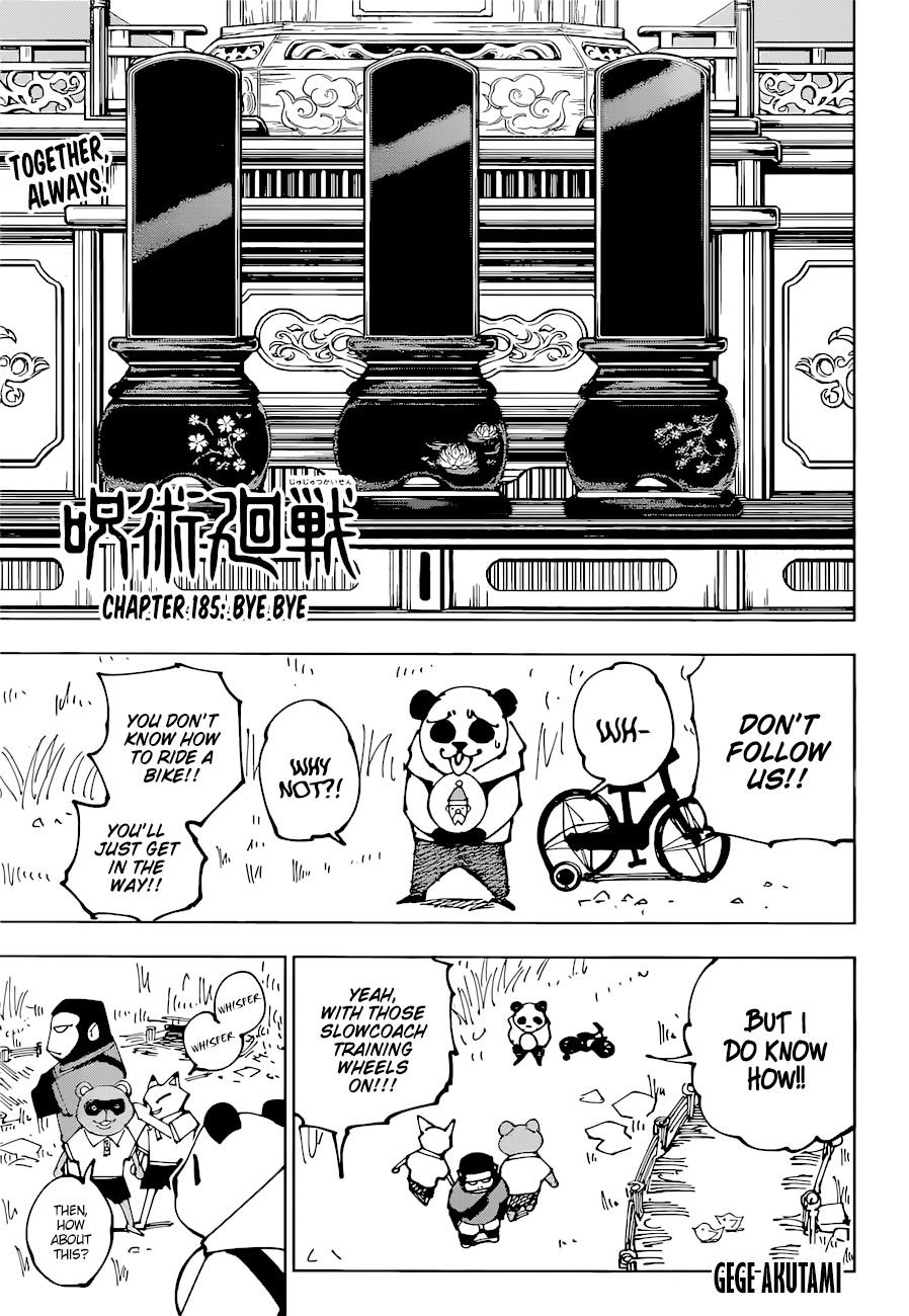 Jujutsu Kaisen chapter 185 page 3