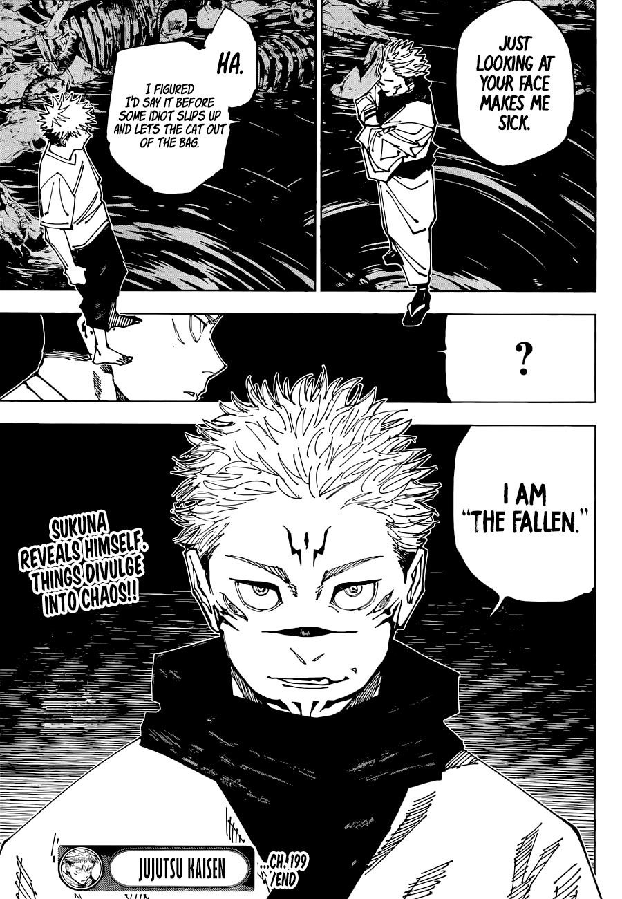 Jujutsu Kaisen chapter 199 page 18