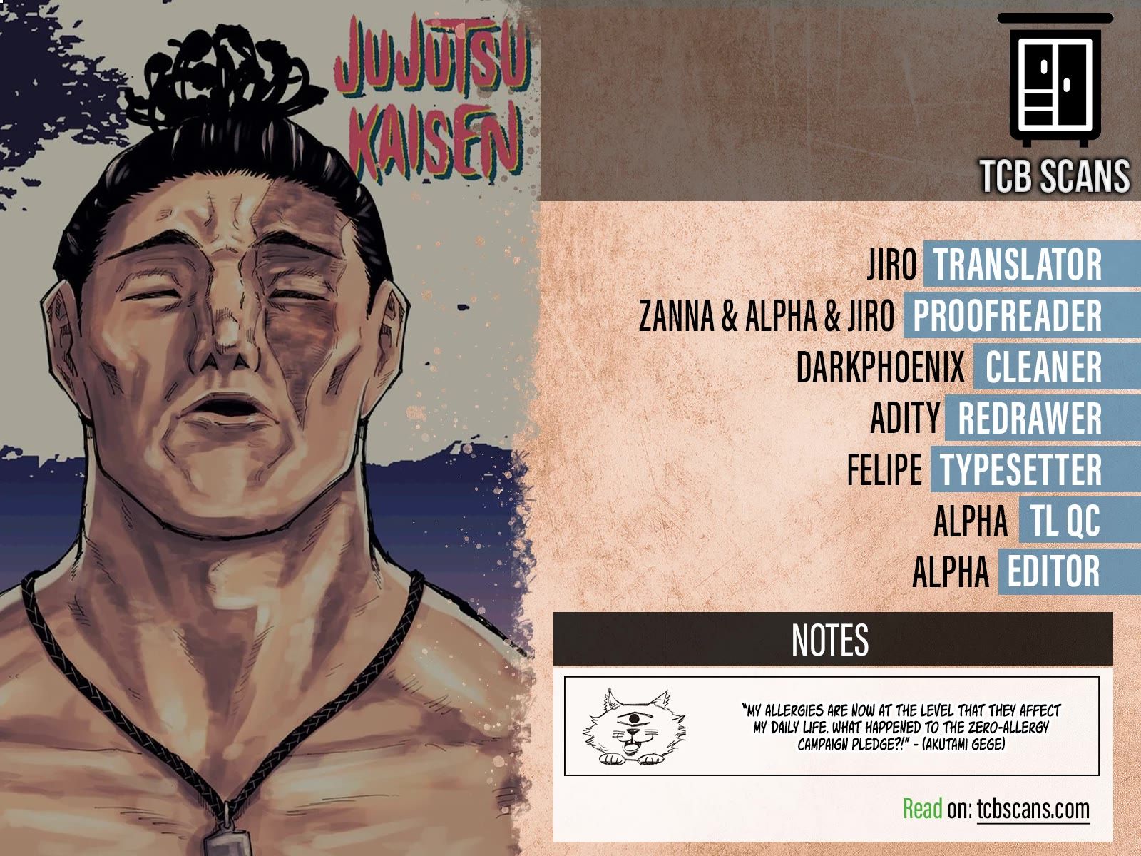 Jujutsu Kaisen chapter 253 page 1