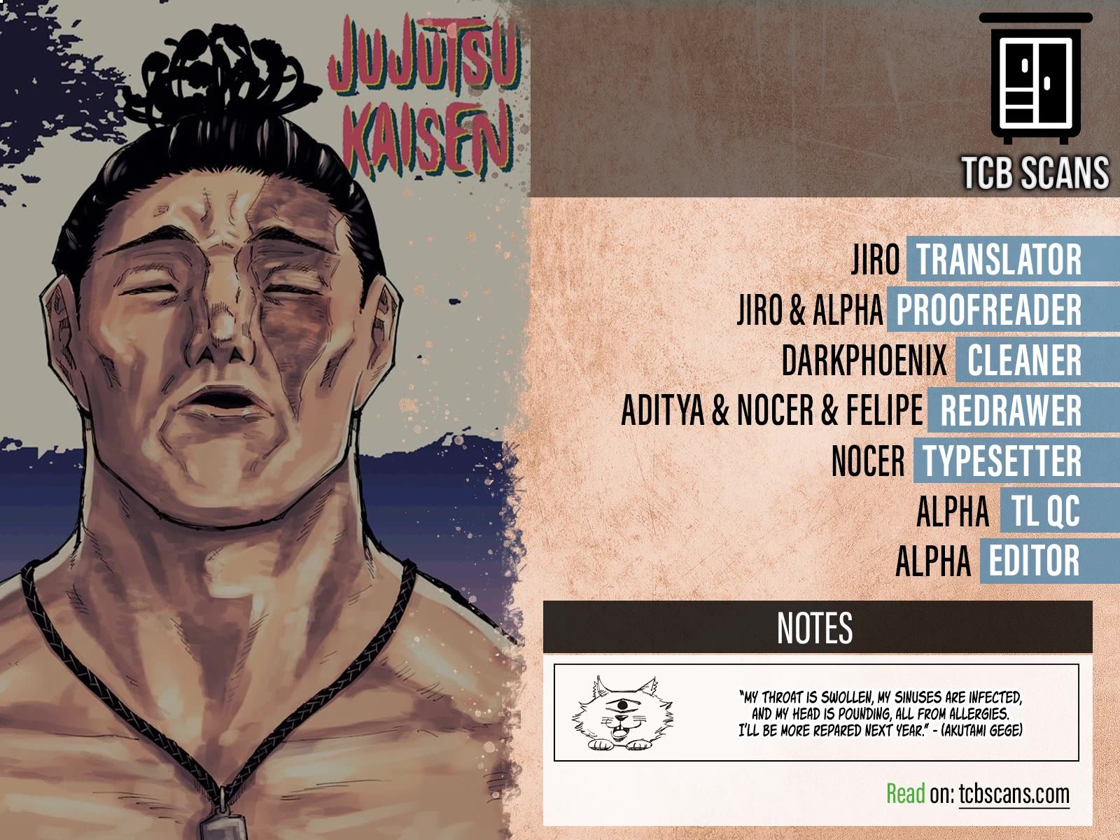 Jujutsu Kaisen chapter 255 page 1