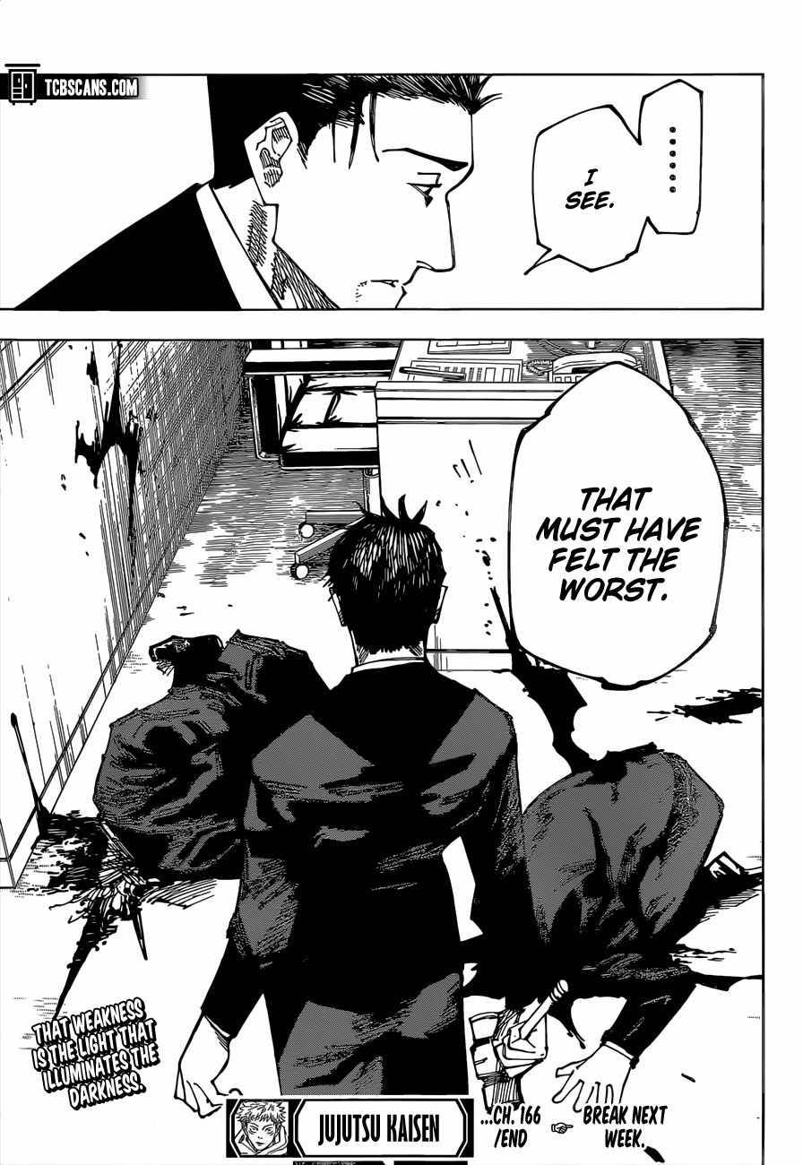 Jujutsu Kaisen chapter 166 page 19